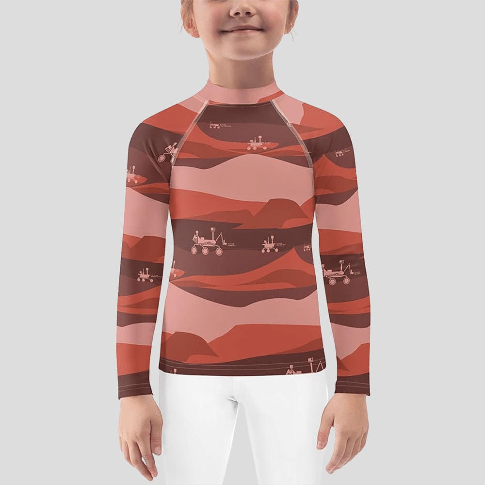 Mars Landing Kids Rash Guard (POD)