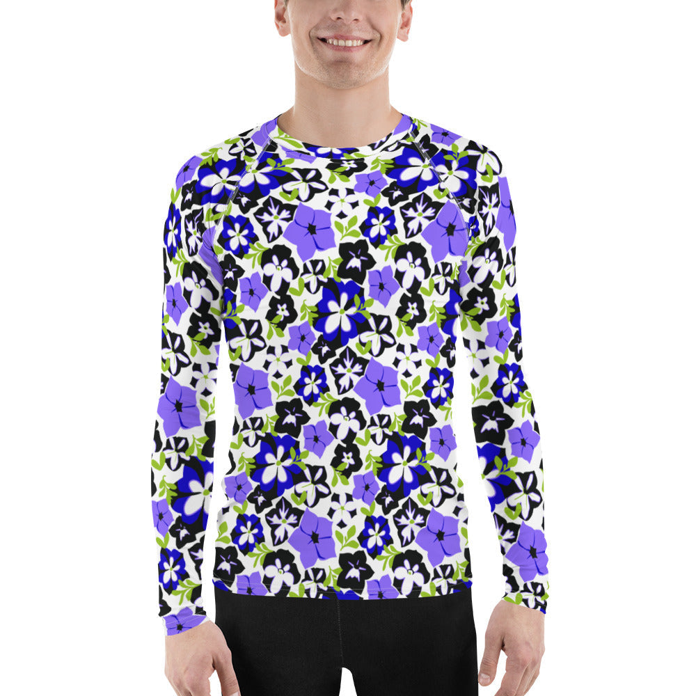 Petunias Unisex Rash Guard (POD)