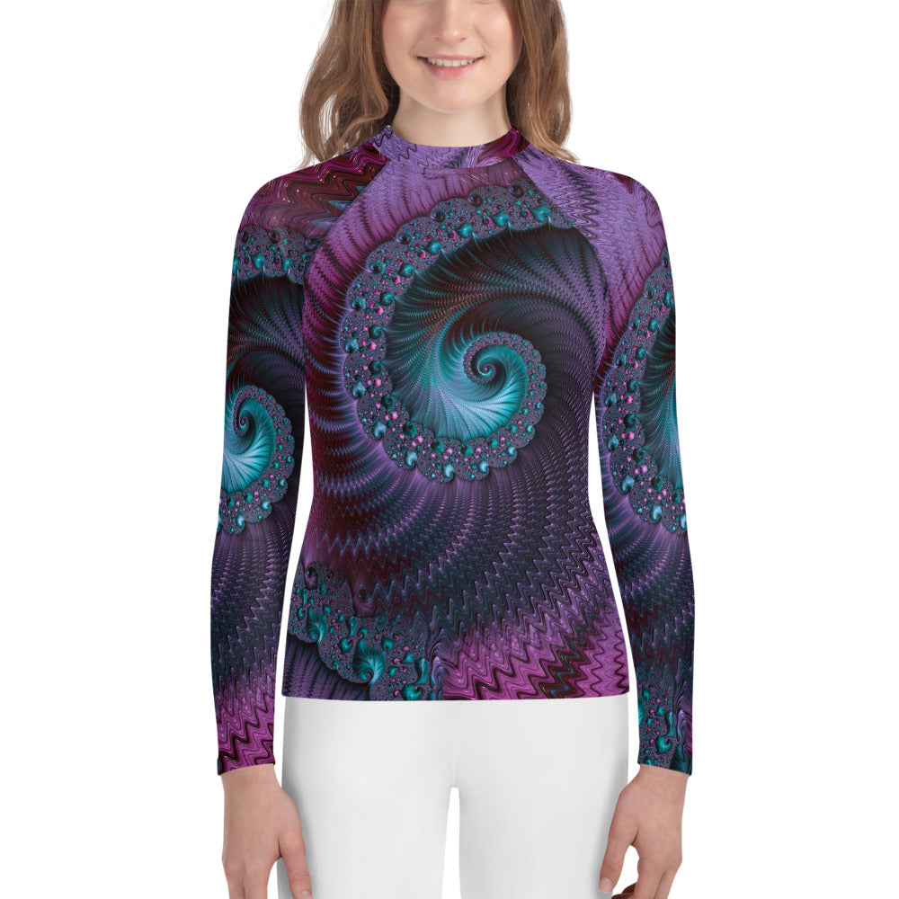 Fractals Youth Rash Guard (POD)