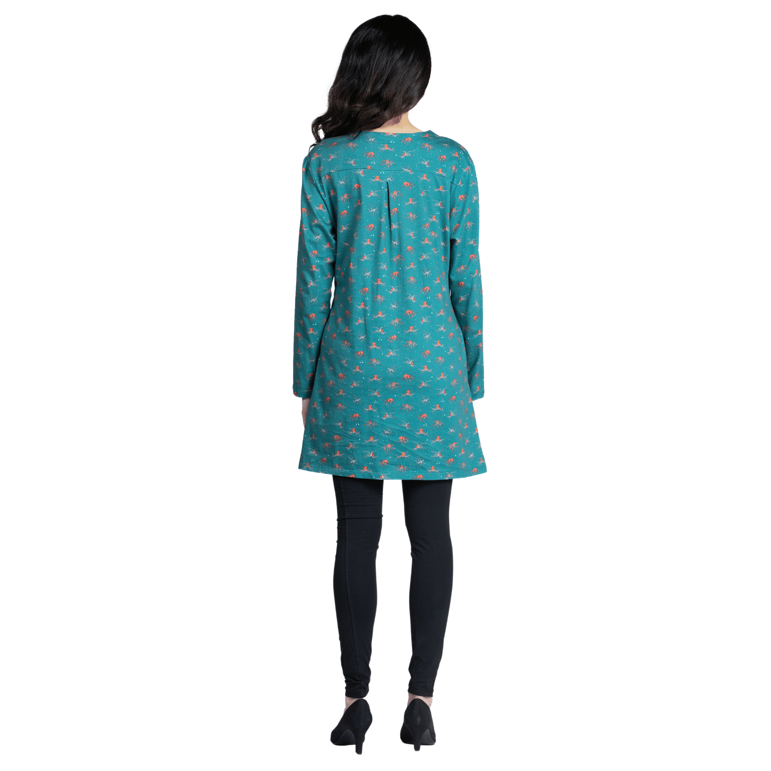 Dancing Octopus Long Sleeve Long Tunic