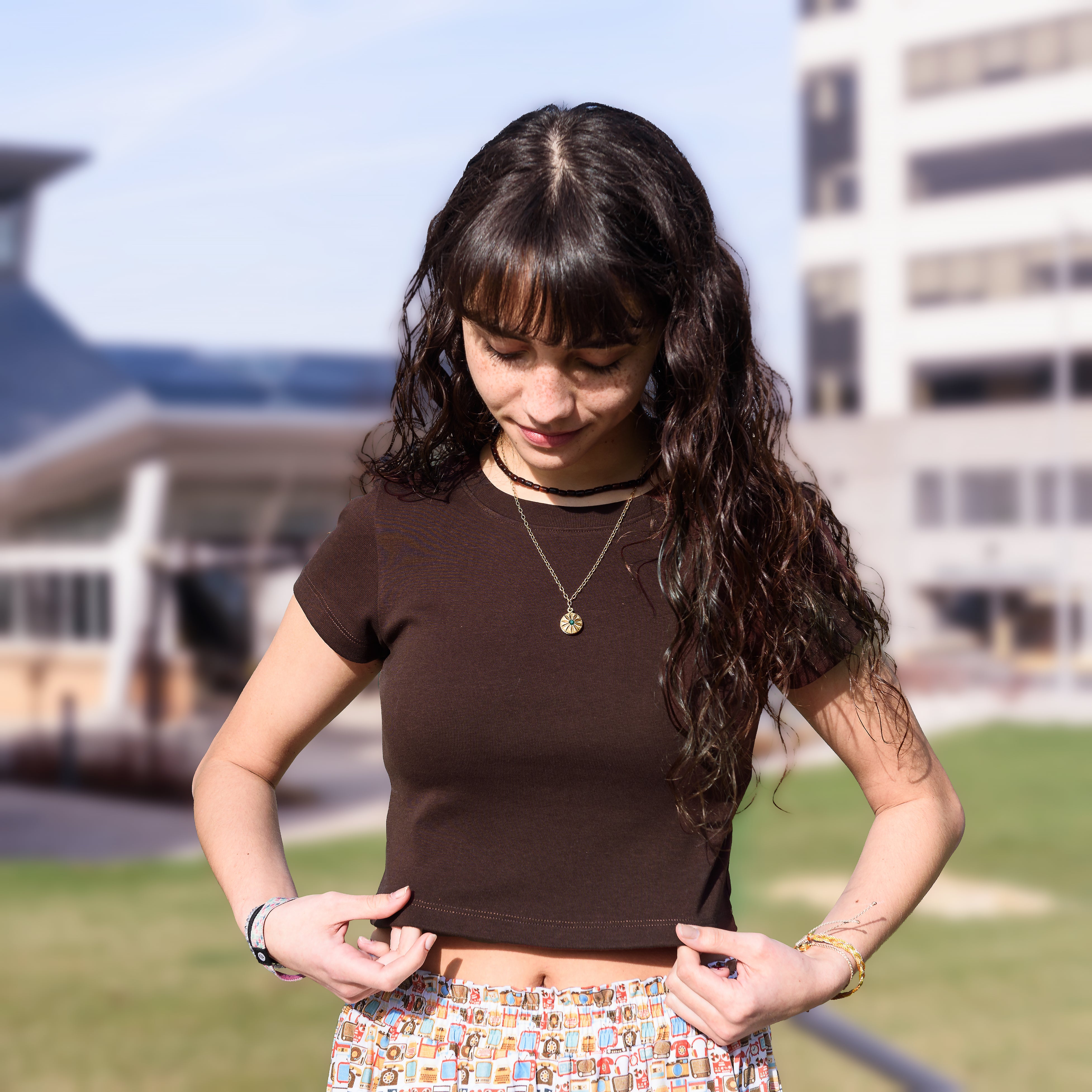 Brown Crop Top (Teen)