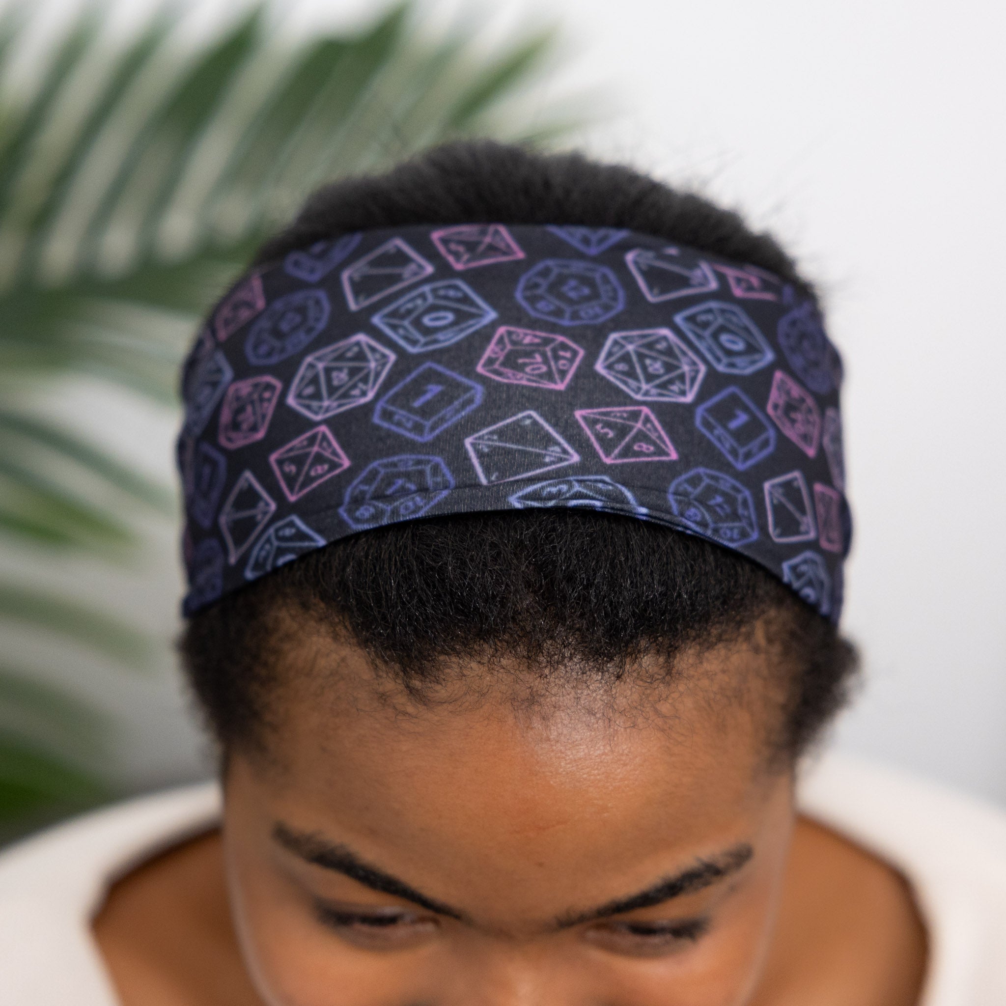 Purple Dice Headband
