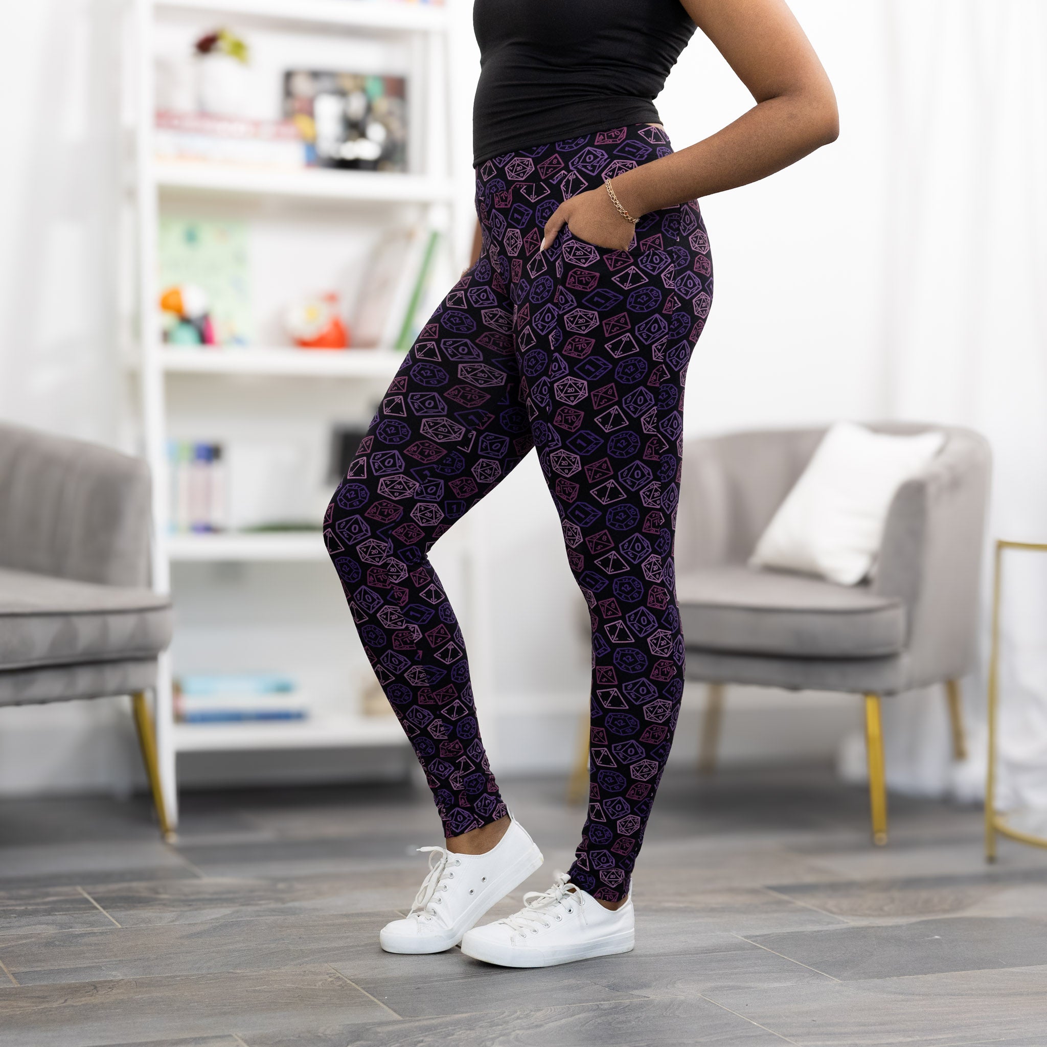 Dice Adults Leggings with Pockets