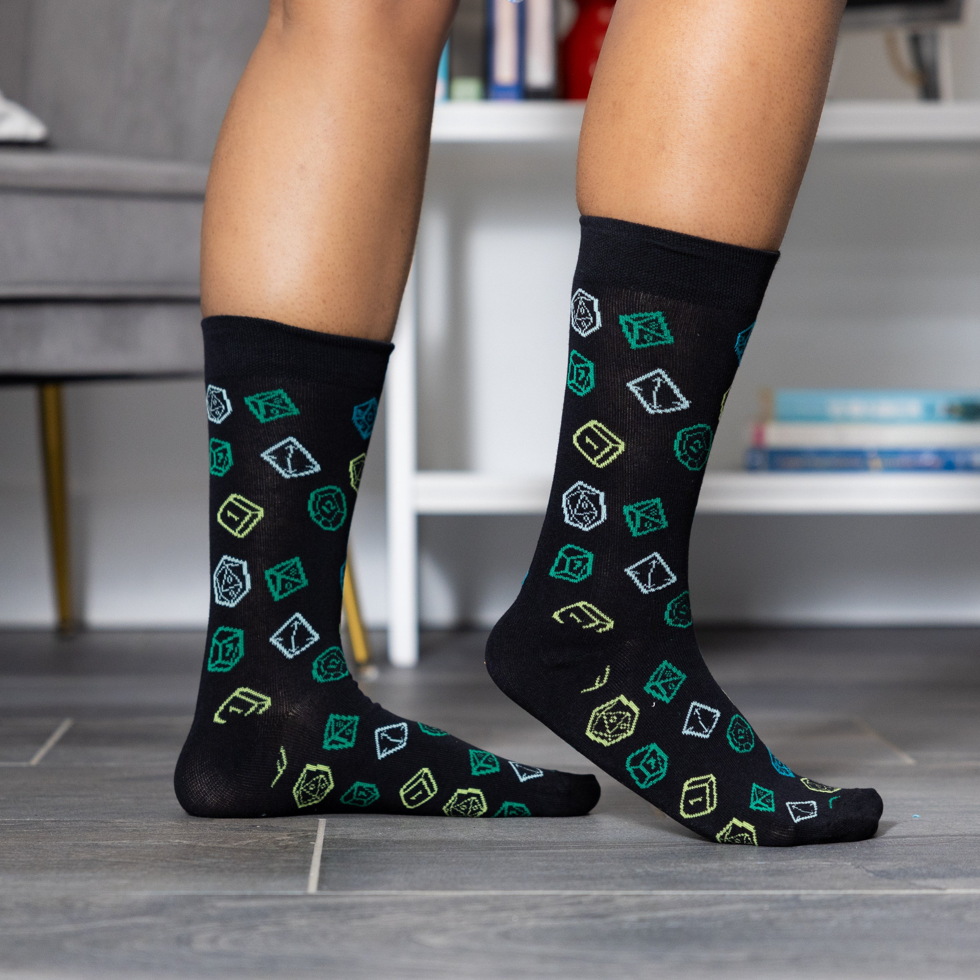 Green Dice Socks