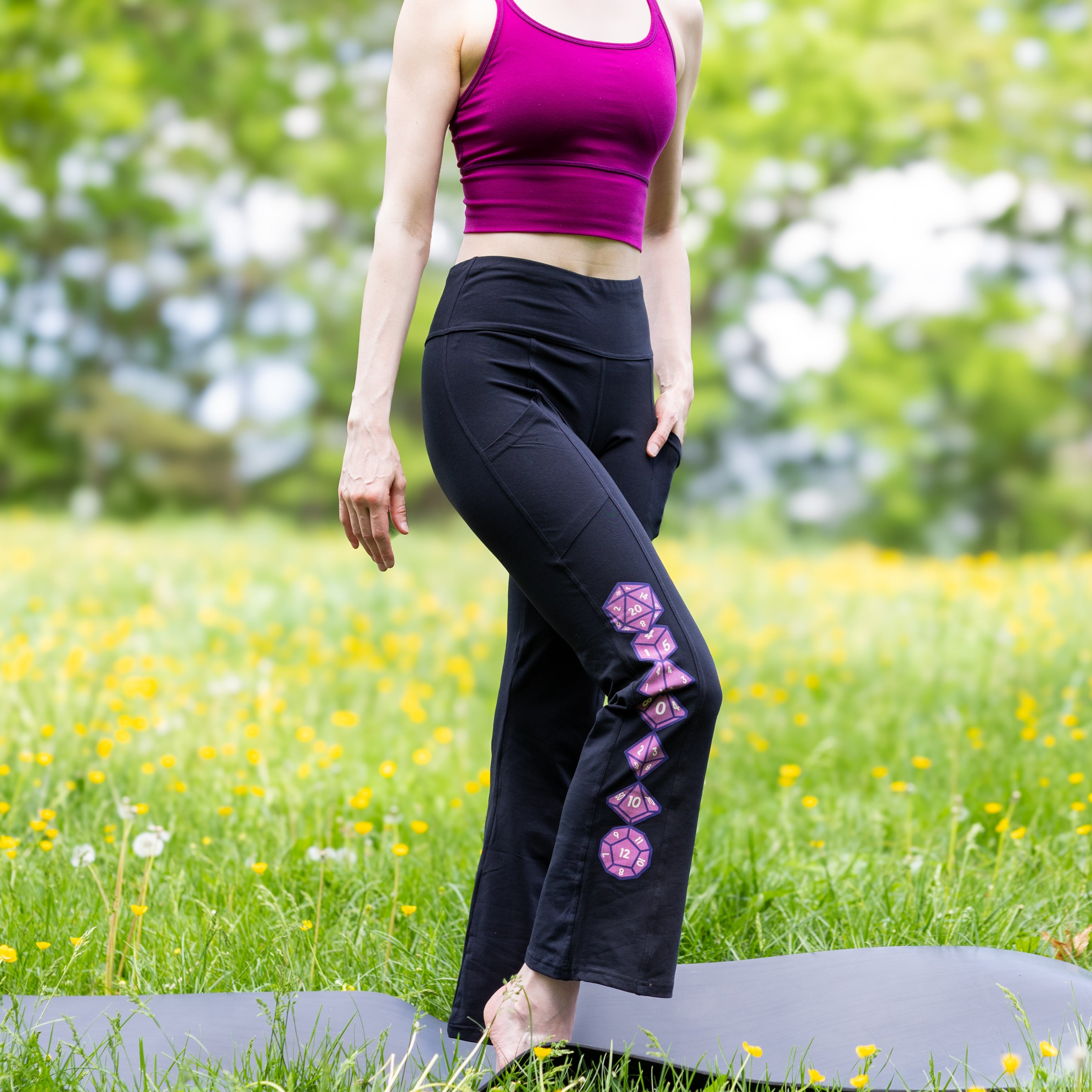 Dice Athletic Fit Yoga Pants