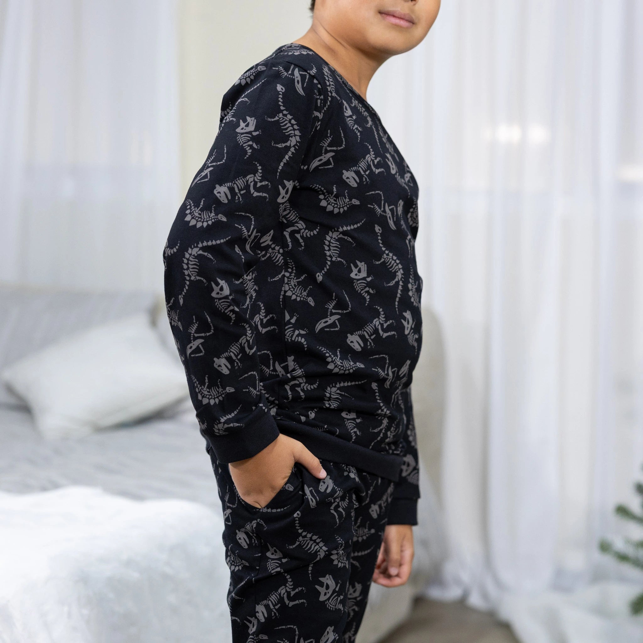 Dinosaur Fossils Kids Pajamas Set