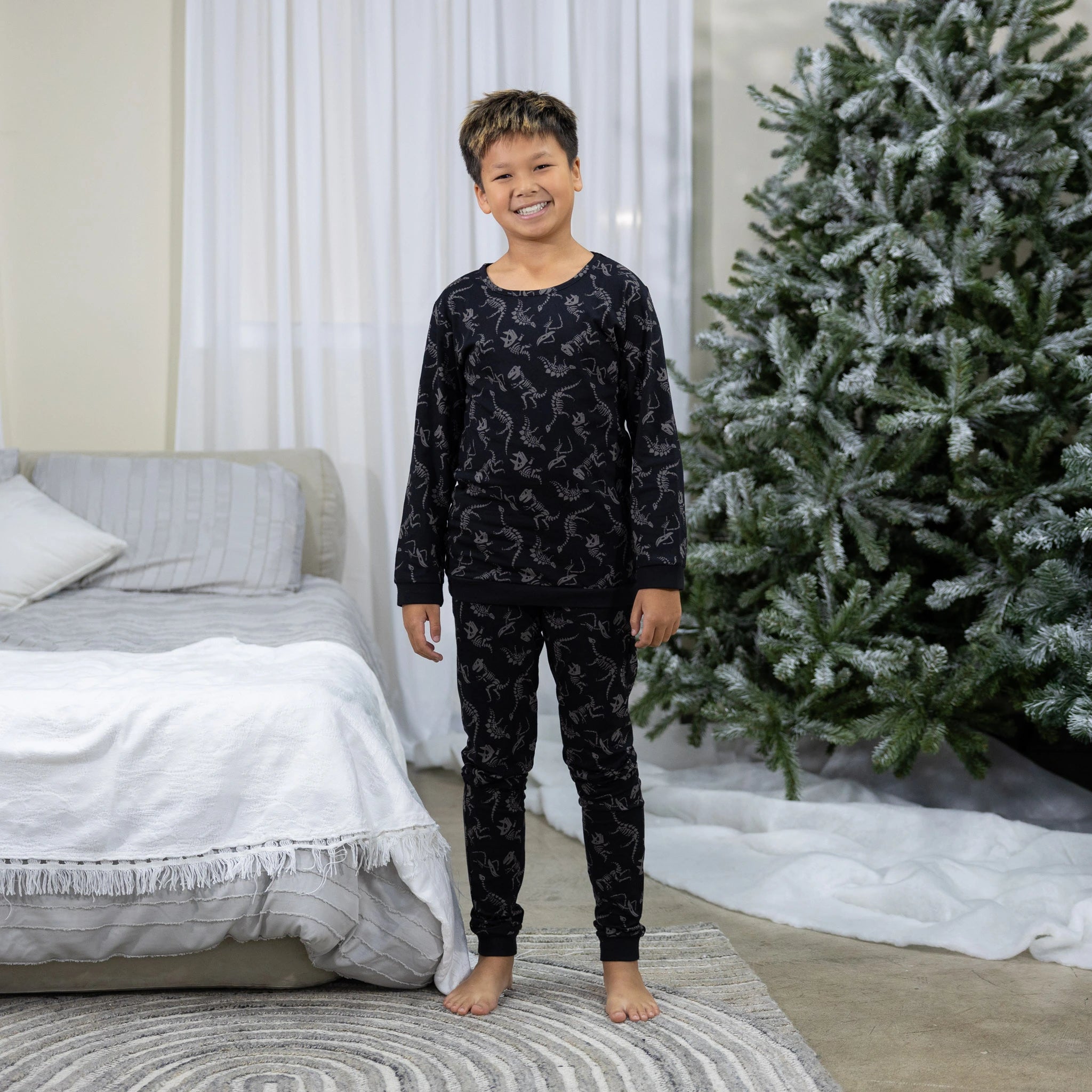 Dinosaur Fossils Kids Pajamas Set