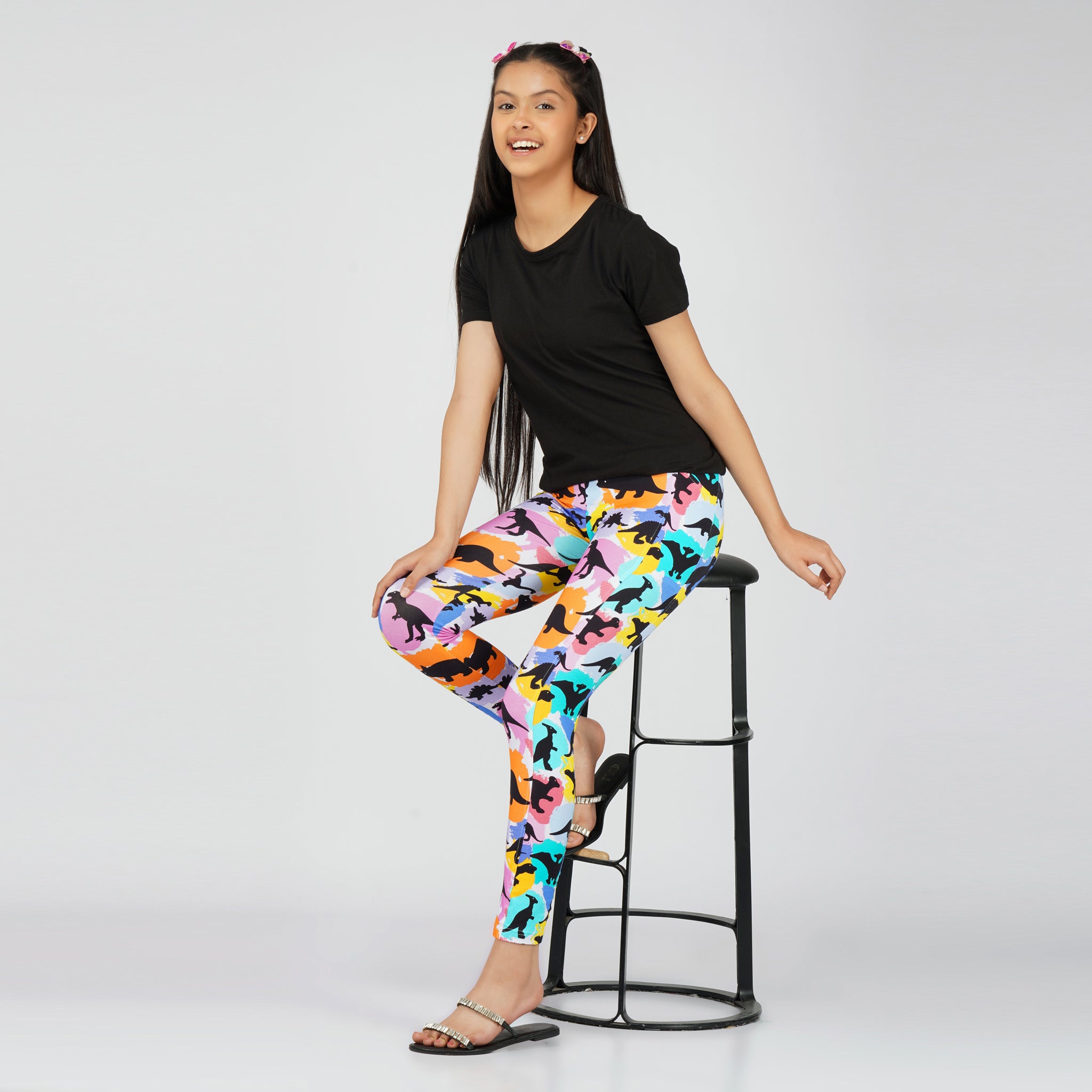 Dinosaurs & Colors Kids Leggings with Pockets