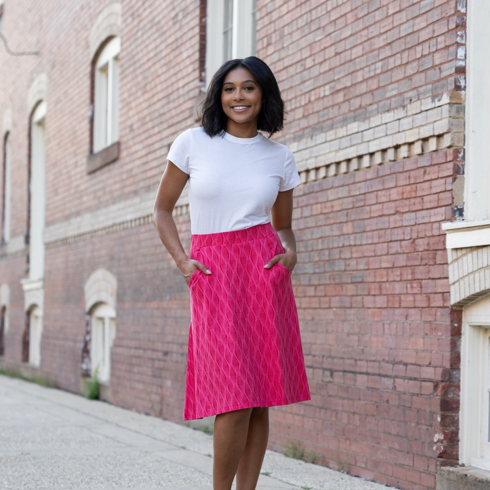 DNA Strands A-Line Skirt