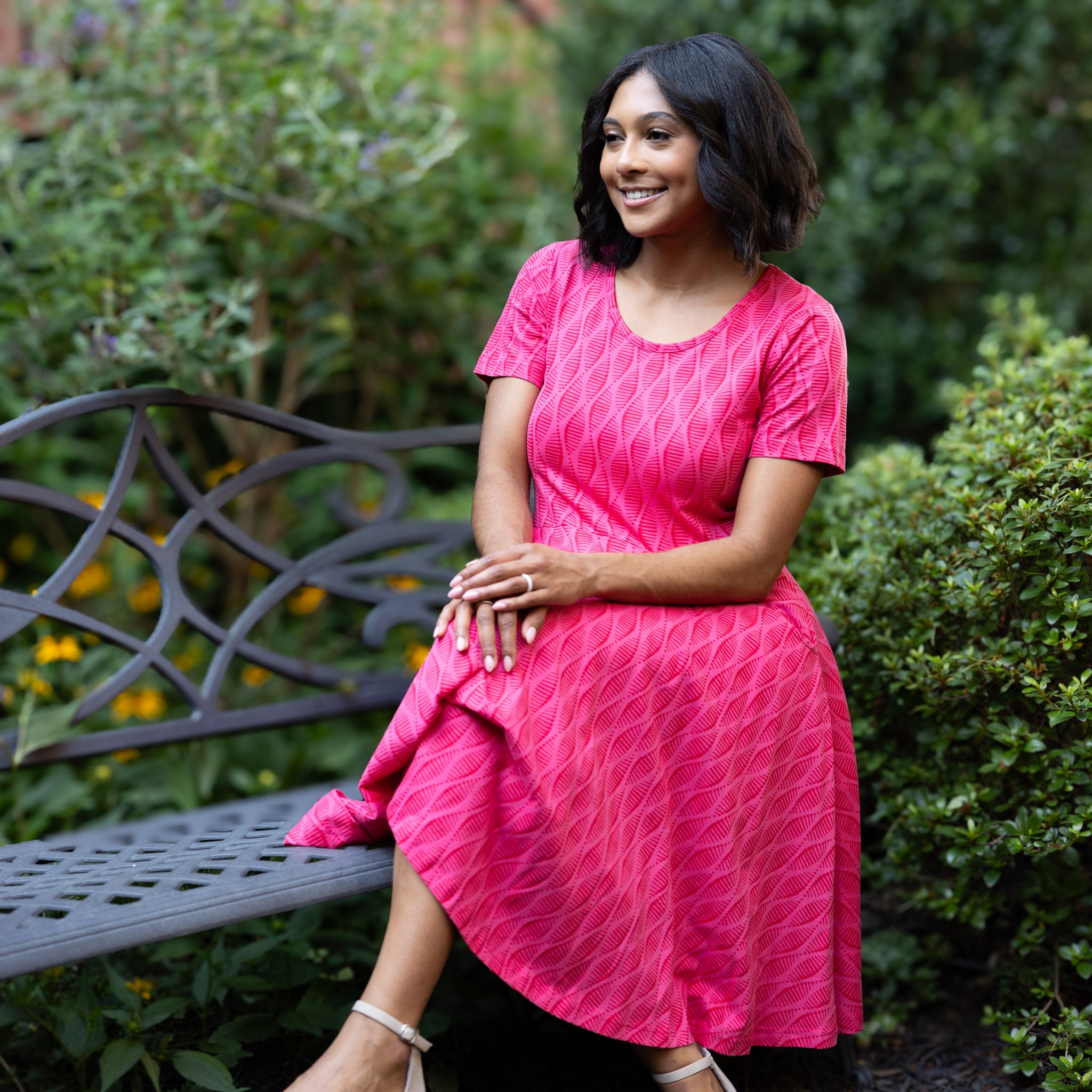 DNA Strands Twirl Dress