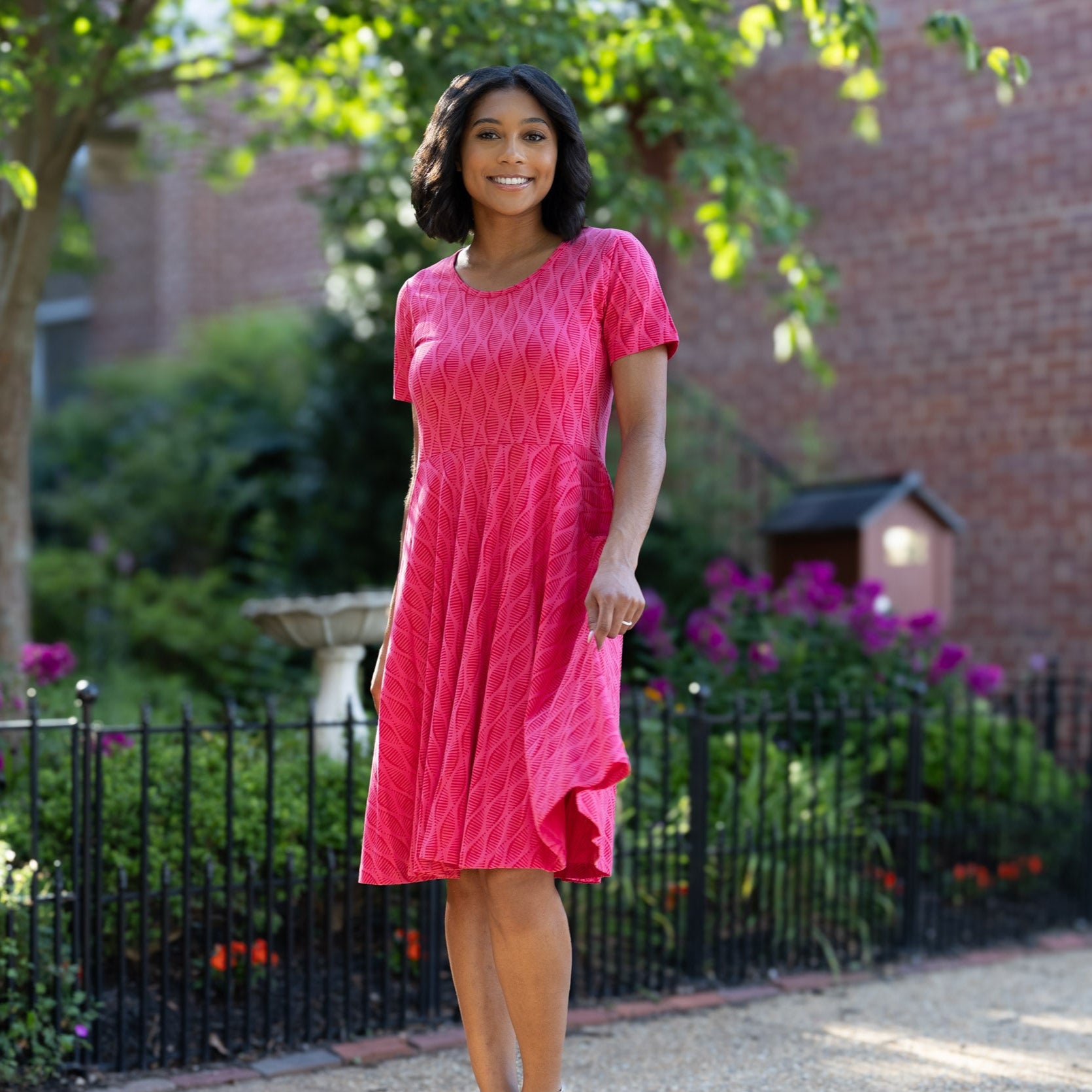 DNA Strands Twirl Dress