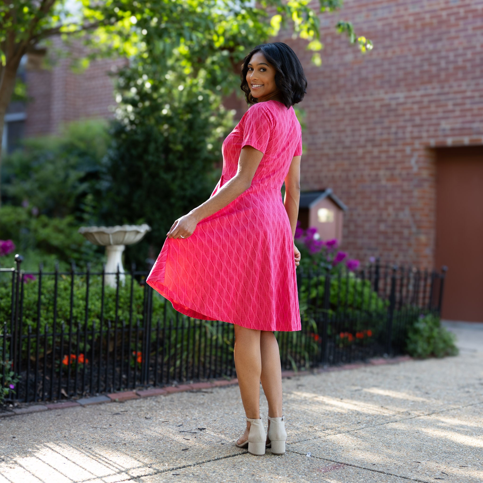 DNA Strands Twirl Dress