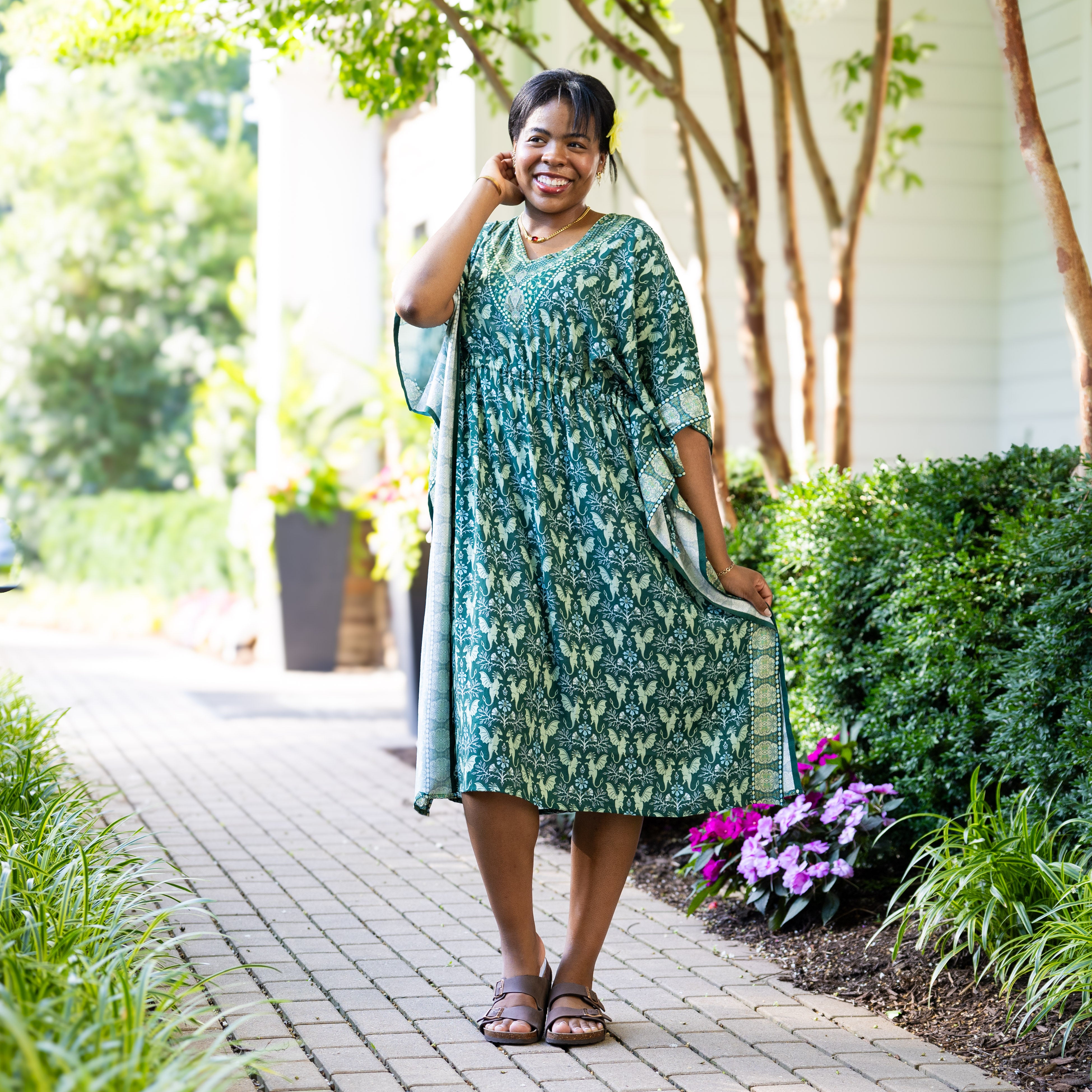 Dragons Damask Kaftan