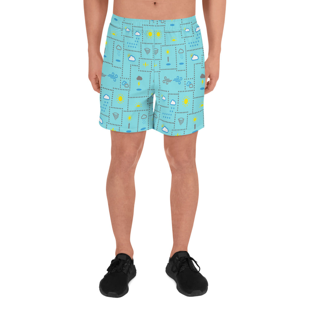 Weather Patterns Athletic Shorts (POD)