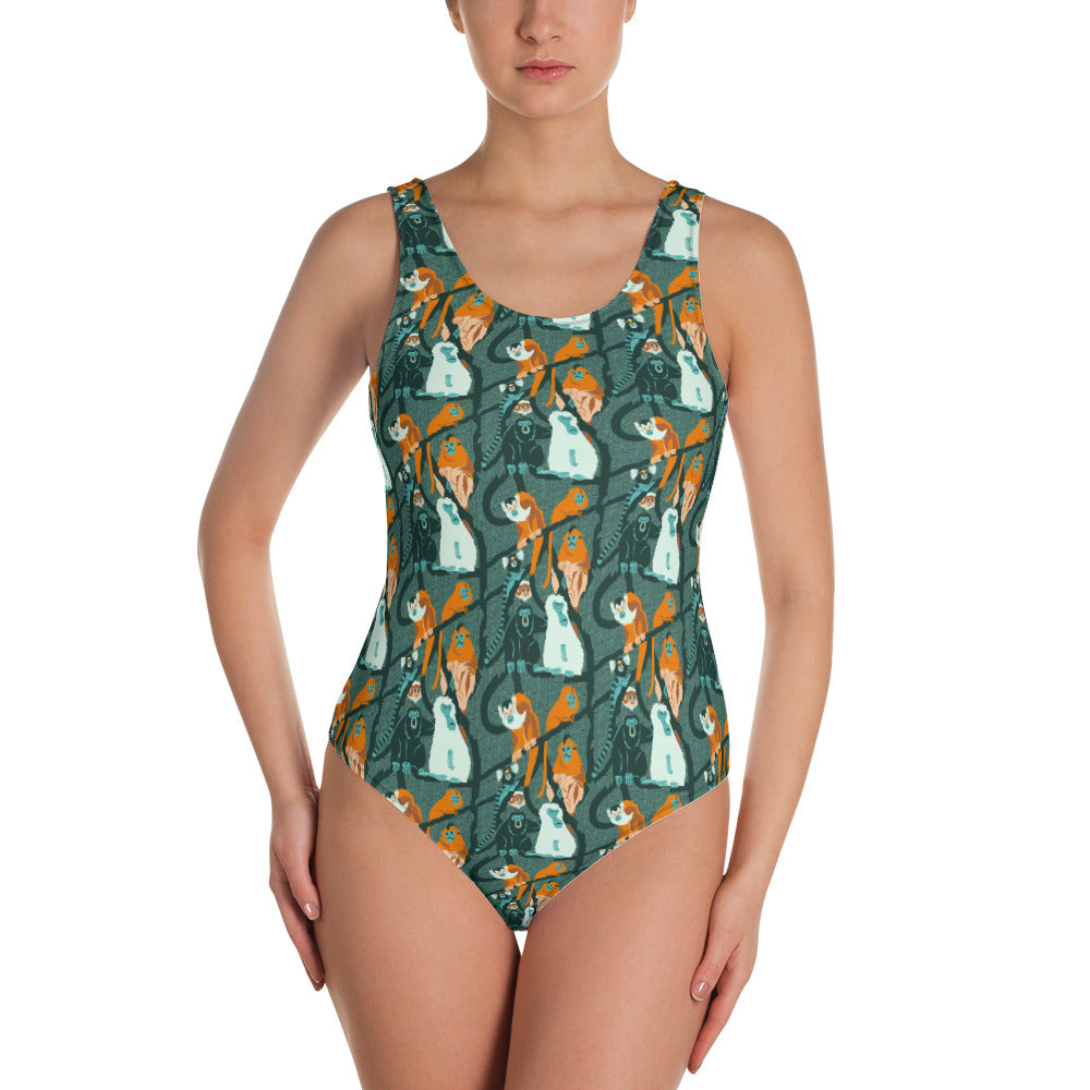 Barrel of Monkeys One-Piece Swimsuit (POD)