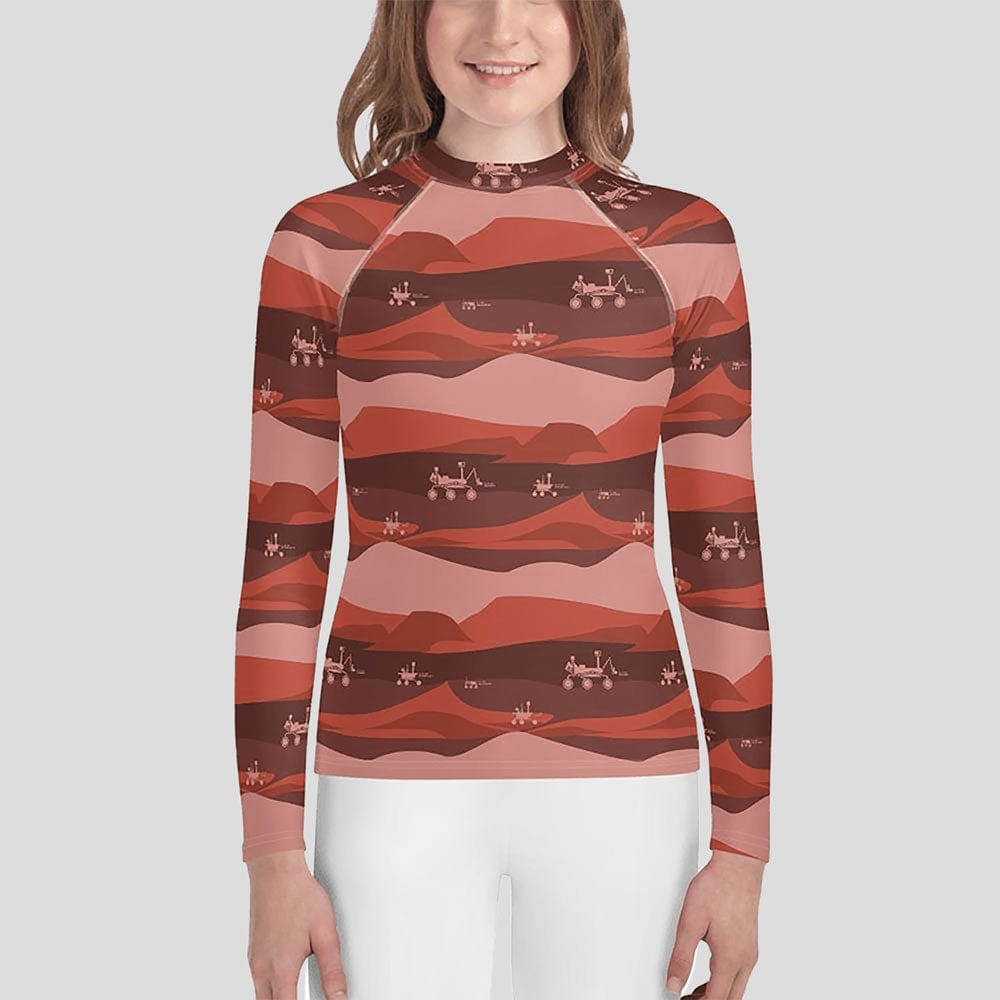 Mars Landing Youth Rash Guard (POD)