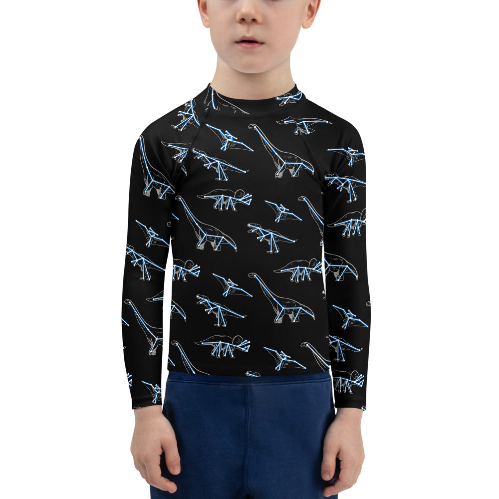 Constellation Dinosaurs Kids Rash Guard (POD)