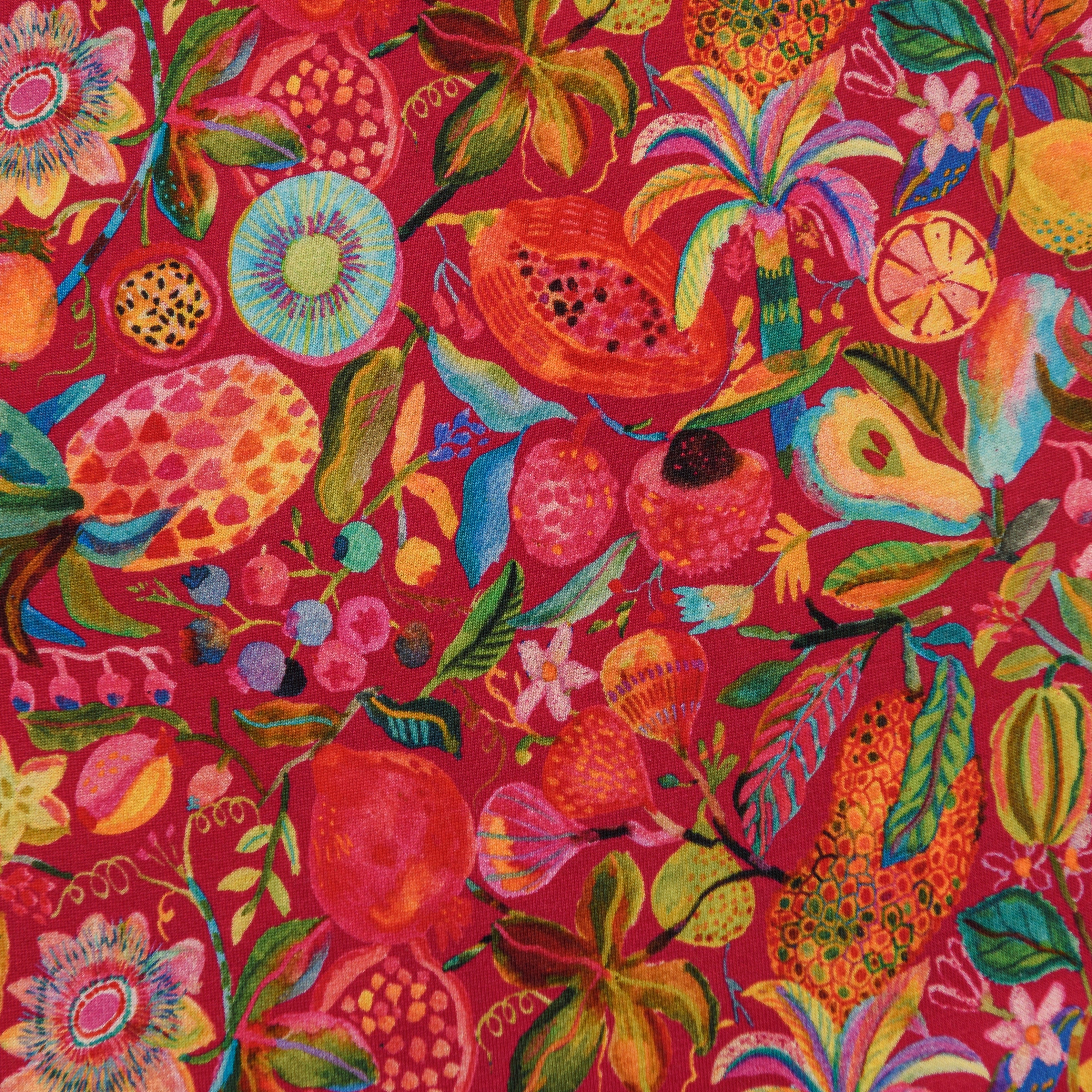 Fancy Fruits Twirl Dress with Pockets