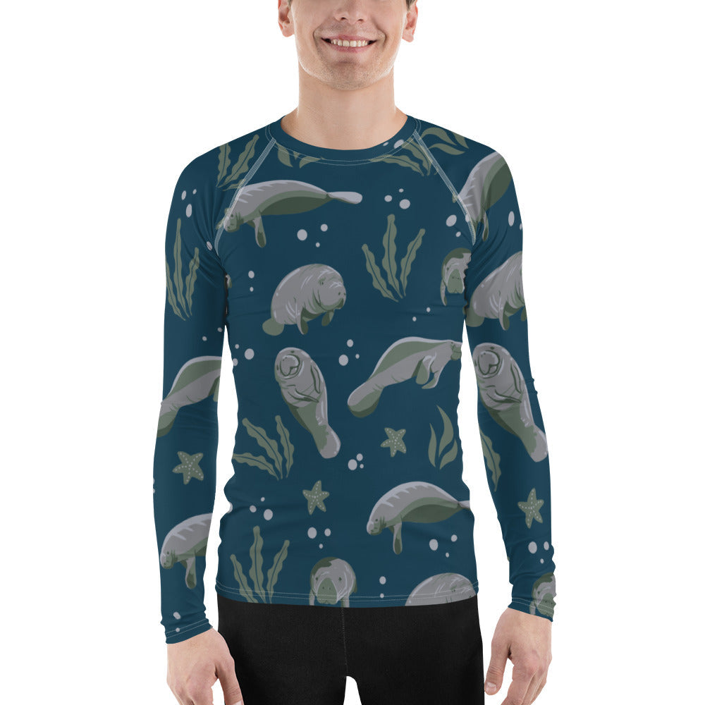 Manatees Unisex Rash Guard (POD)