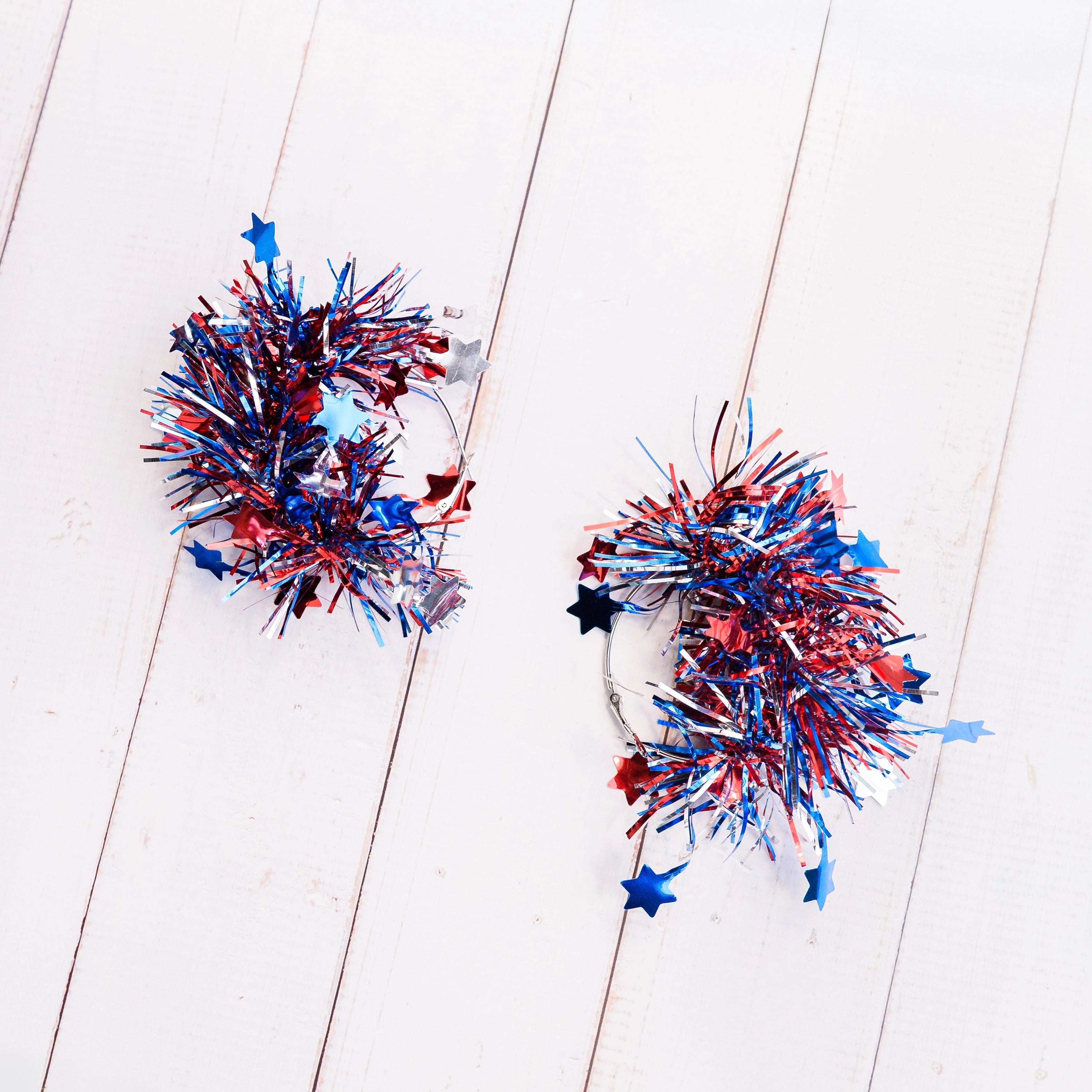 Fireworks Hoop Earrings