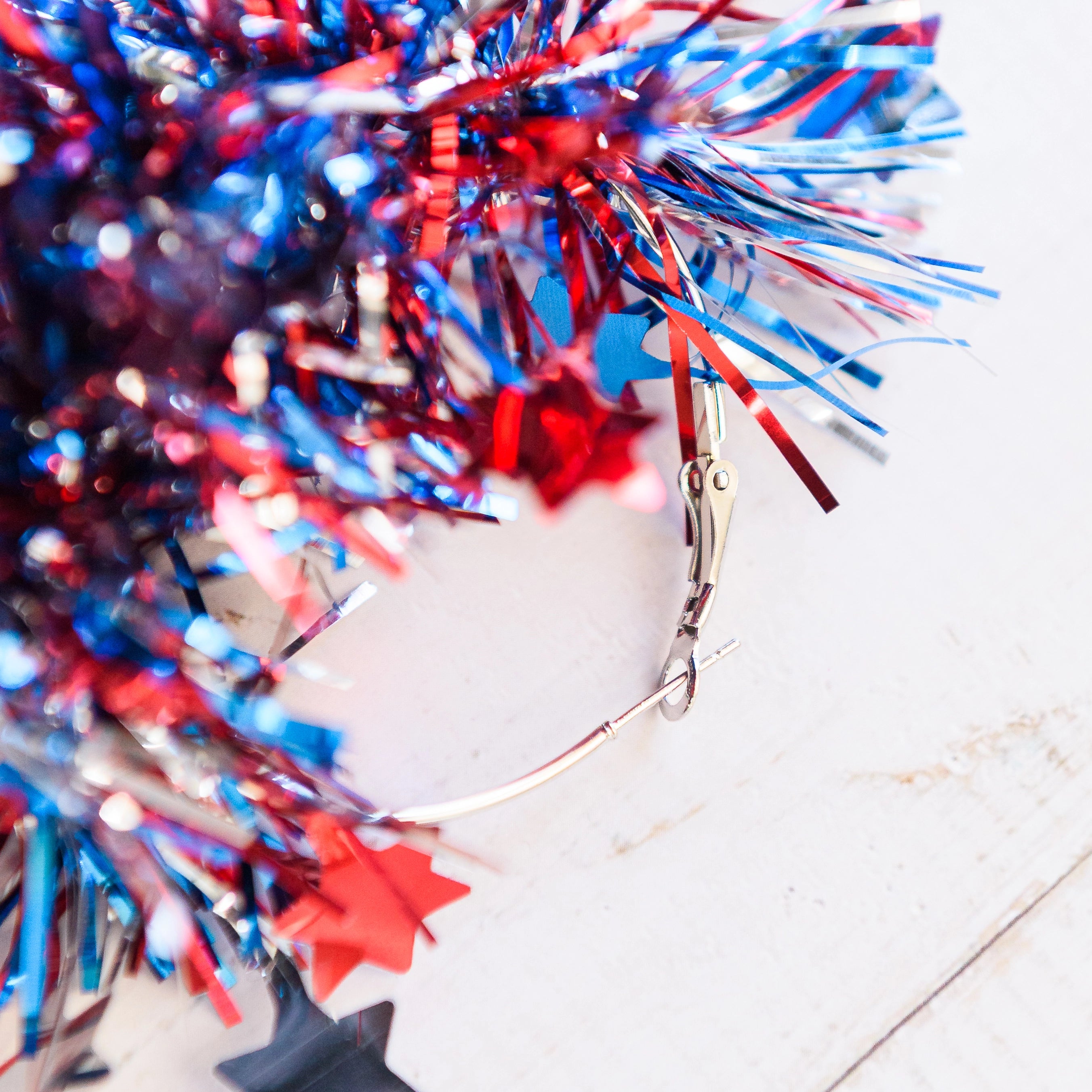 Fireworks Hoop Earrings