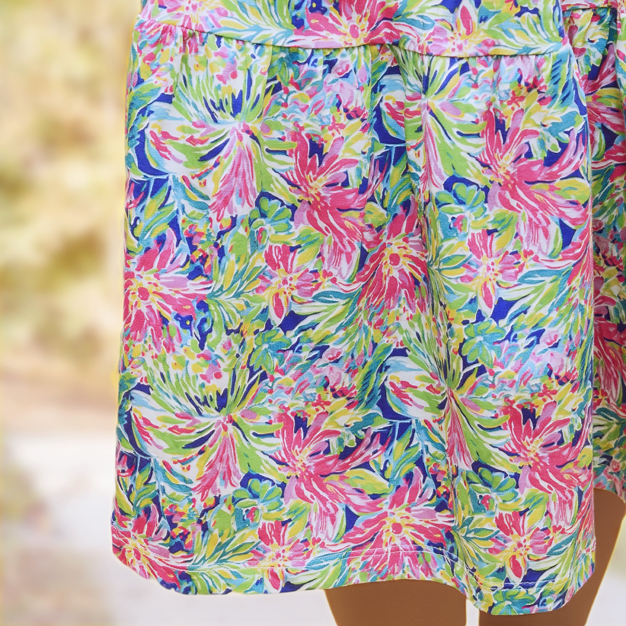 Flora Fiesta Sleeveless Frill Dress