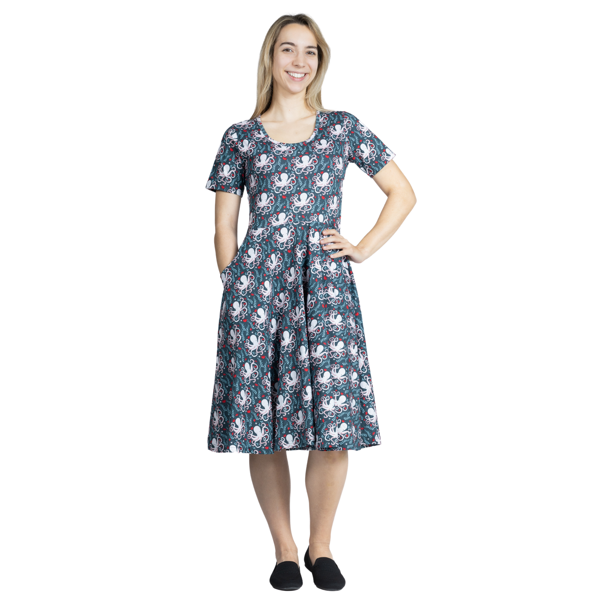 Santa's Sweet Express Organic Cotton Twirl Dress