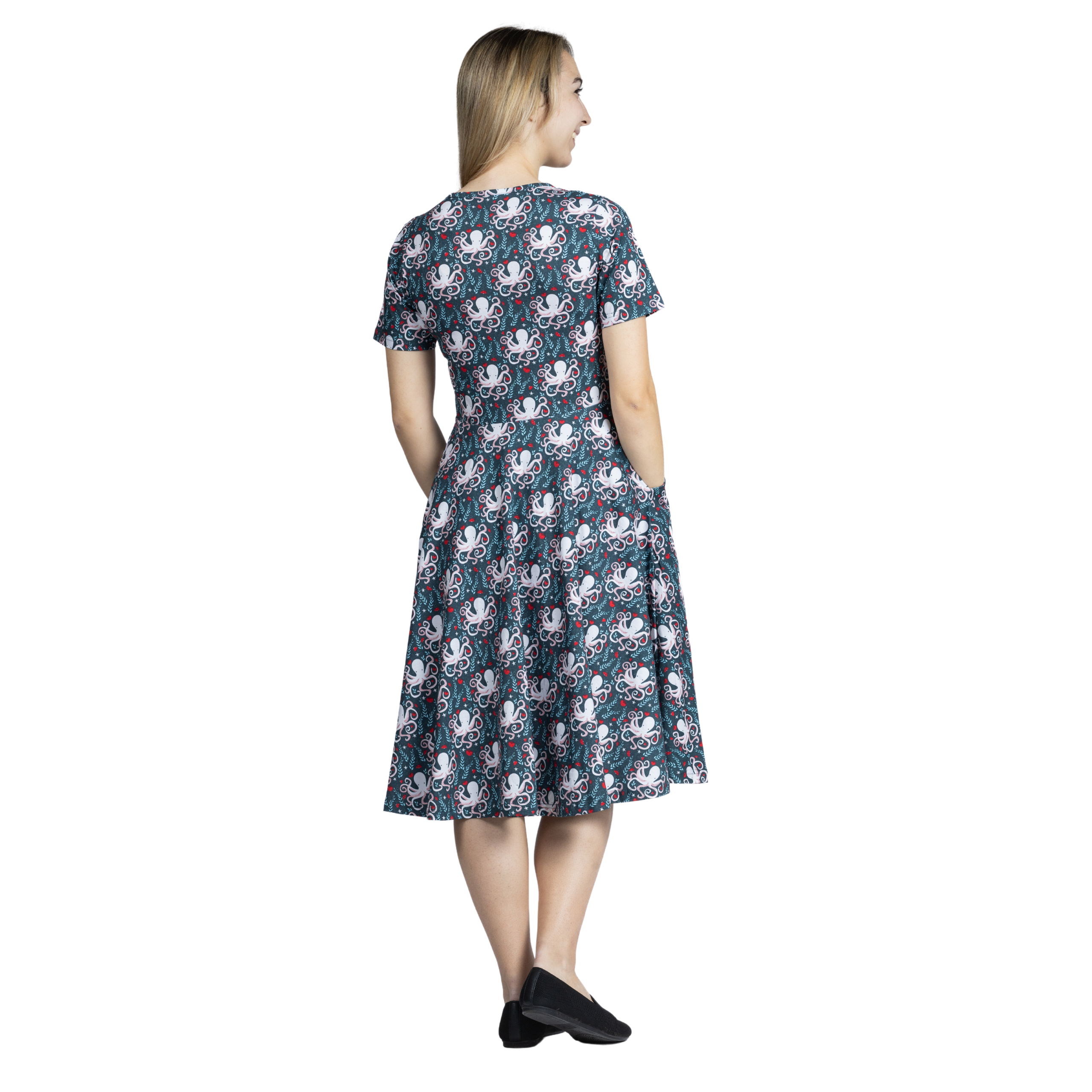 Floral Octopus Twirl Dress
