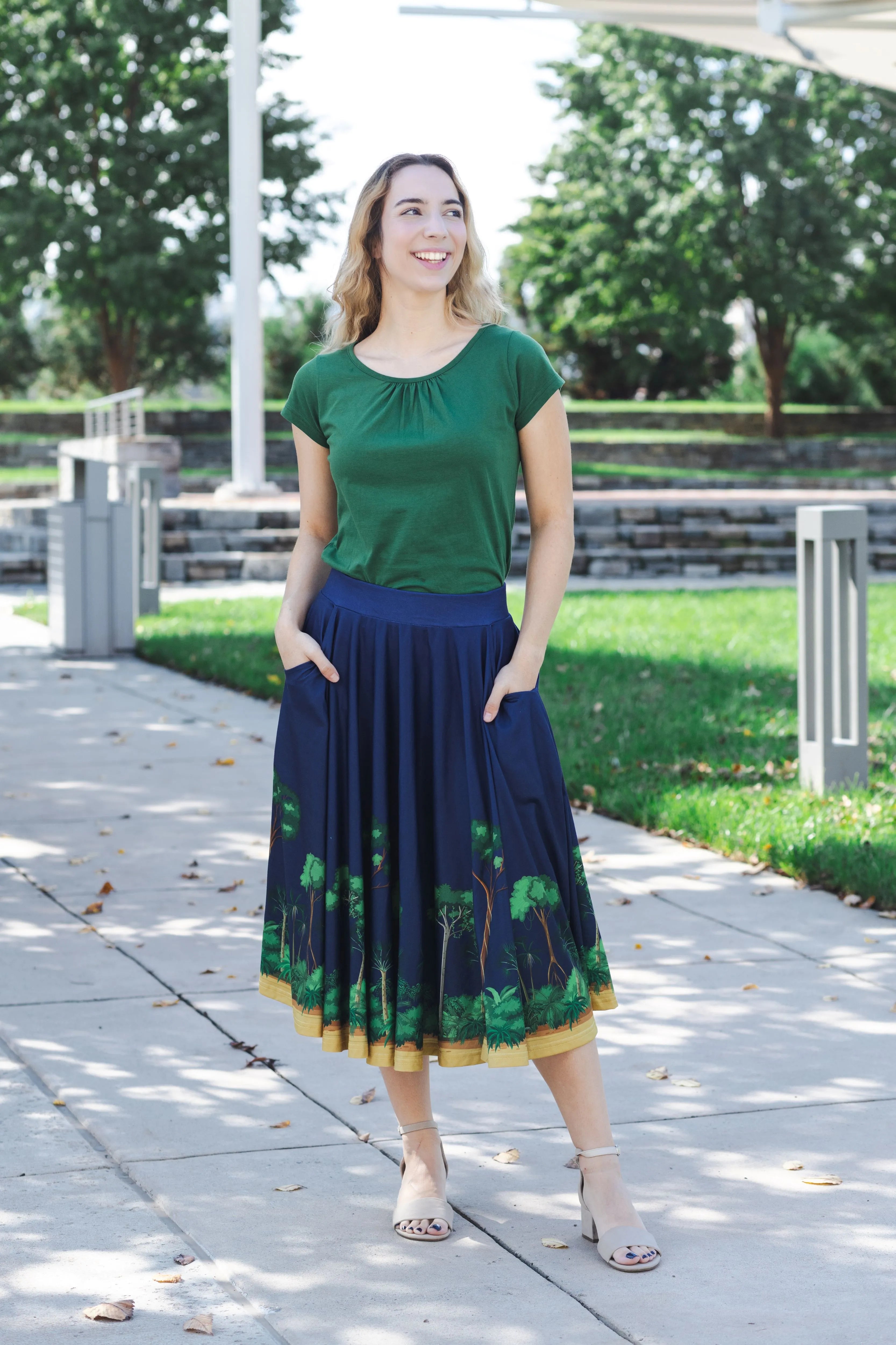 Forest Layers Twirl Skirt