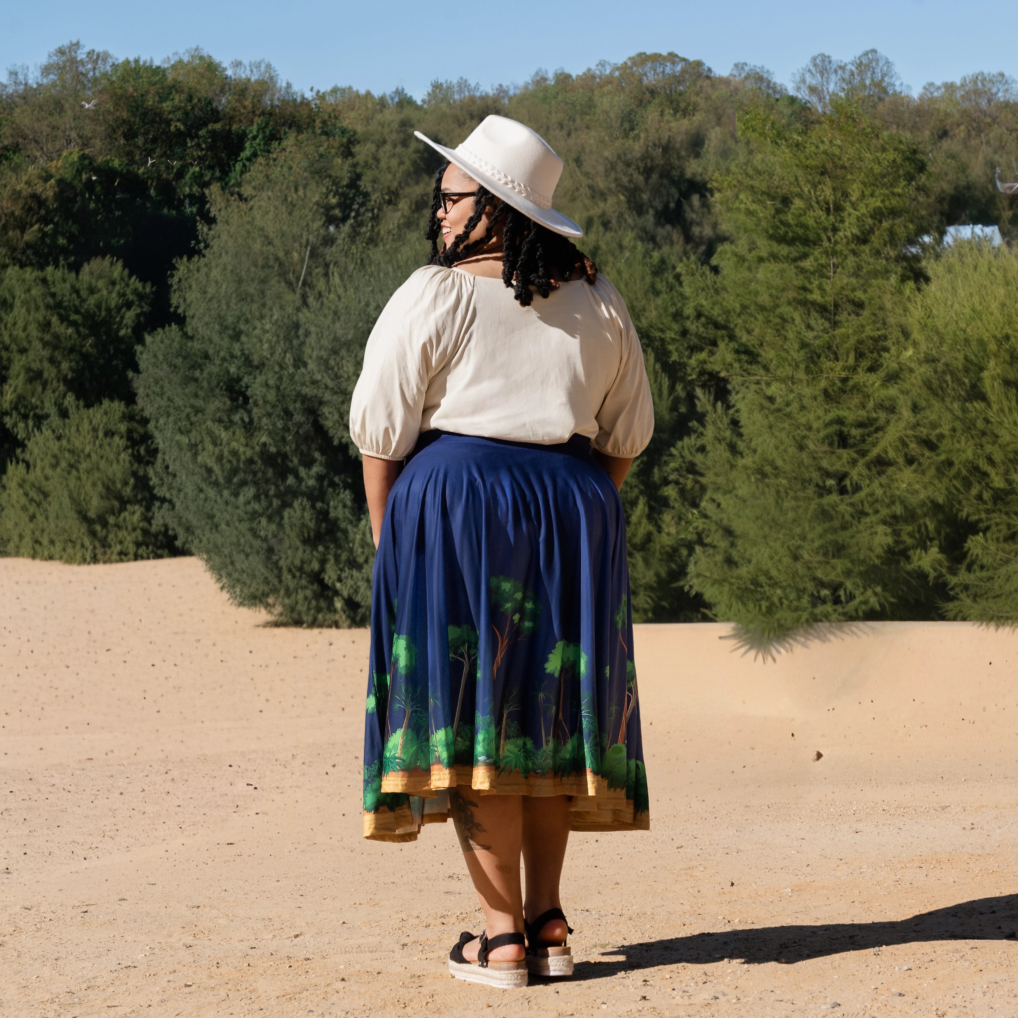 Forest Layers Twirl Skirt