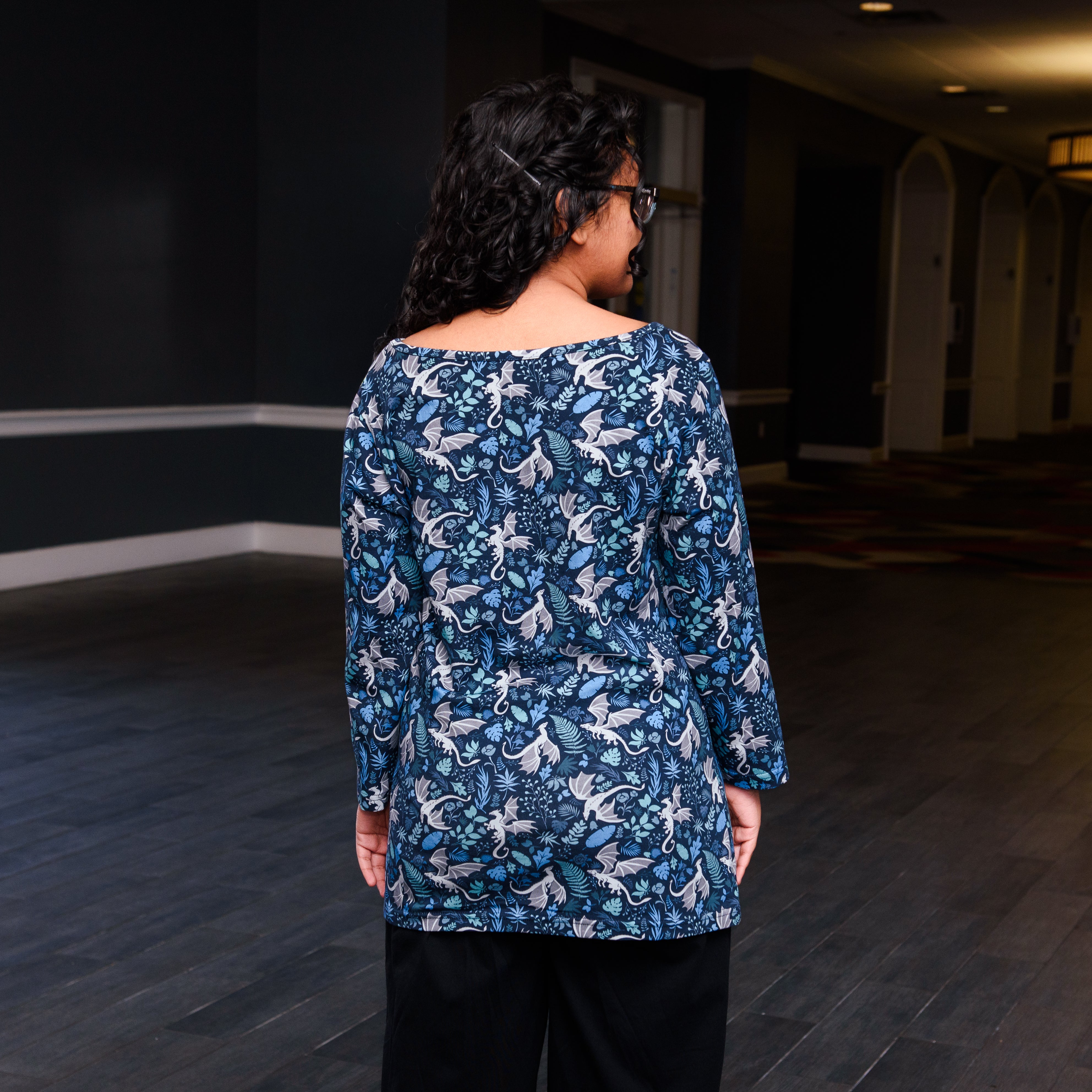 Garden of Dragons Tunic Top