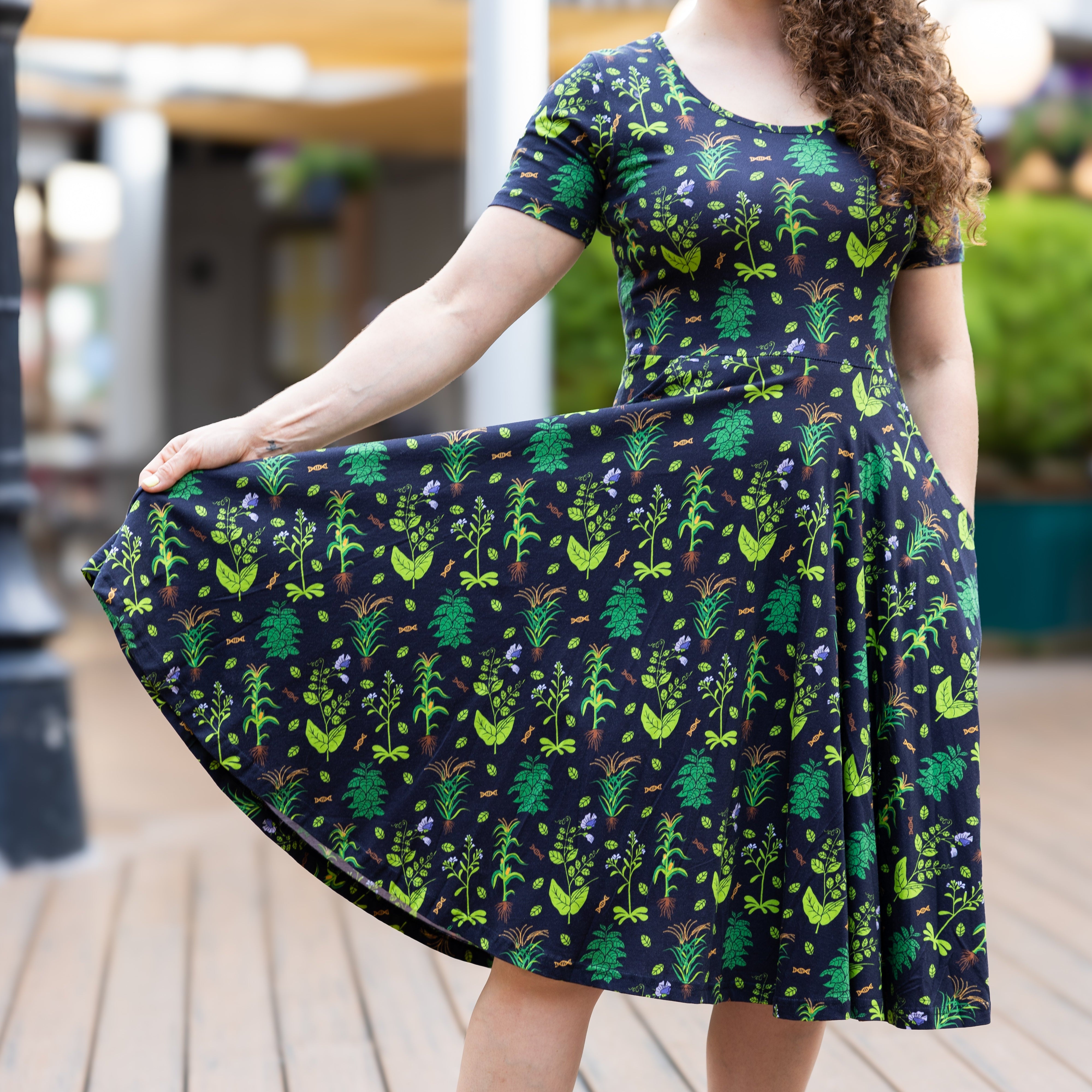 Genetic Plants Twirl Dress