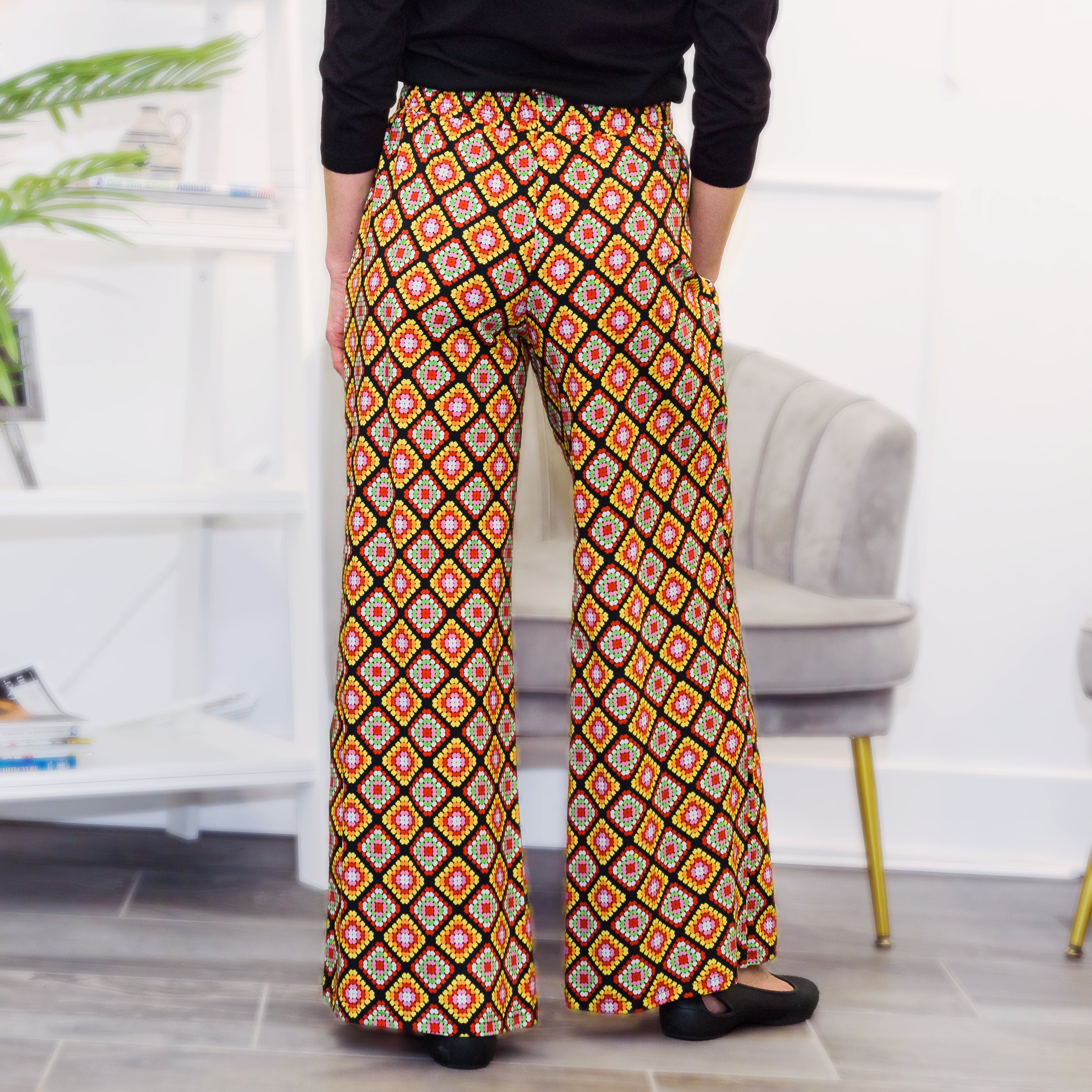 Granny Squares Palazzo Pants