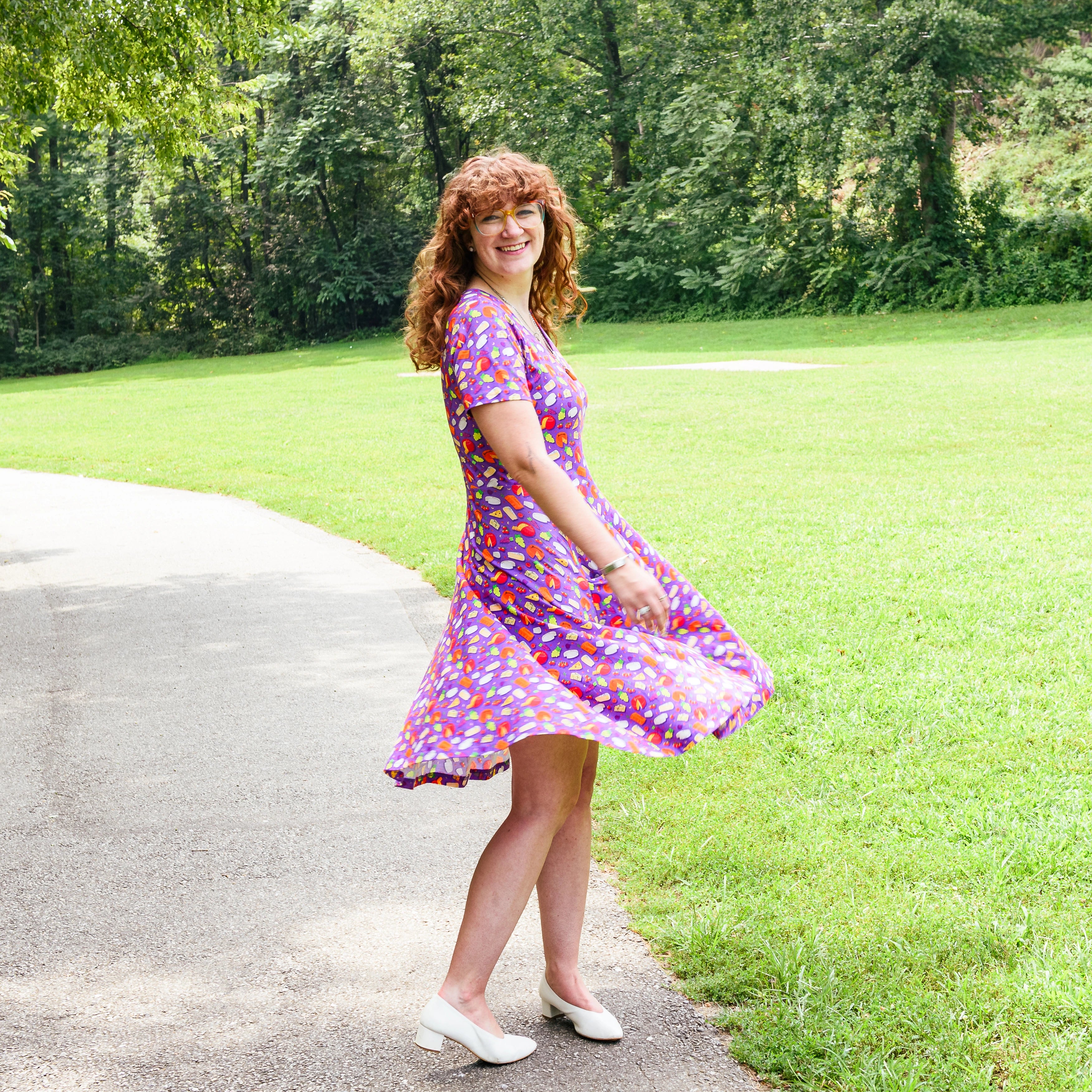 Grate Expectations Twirl Dress with Pockets