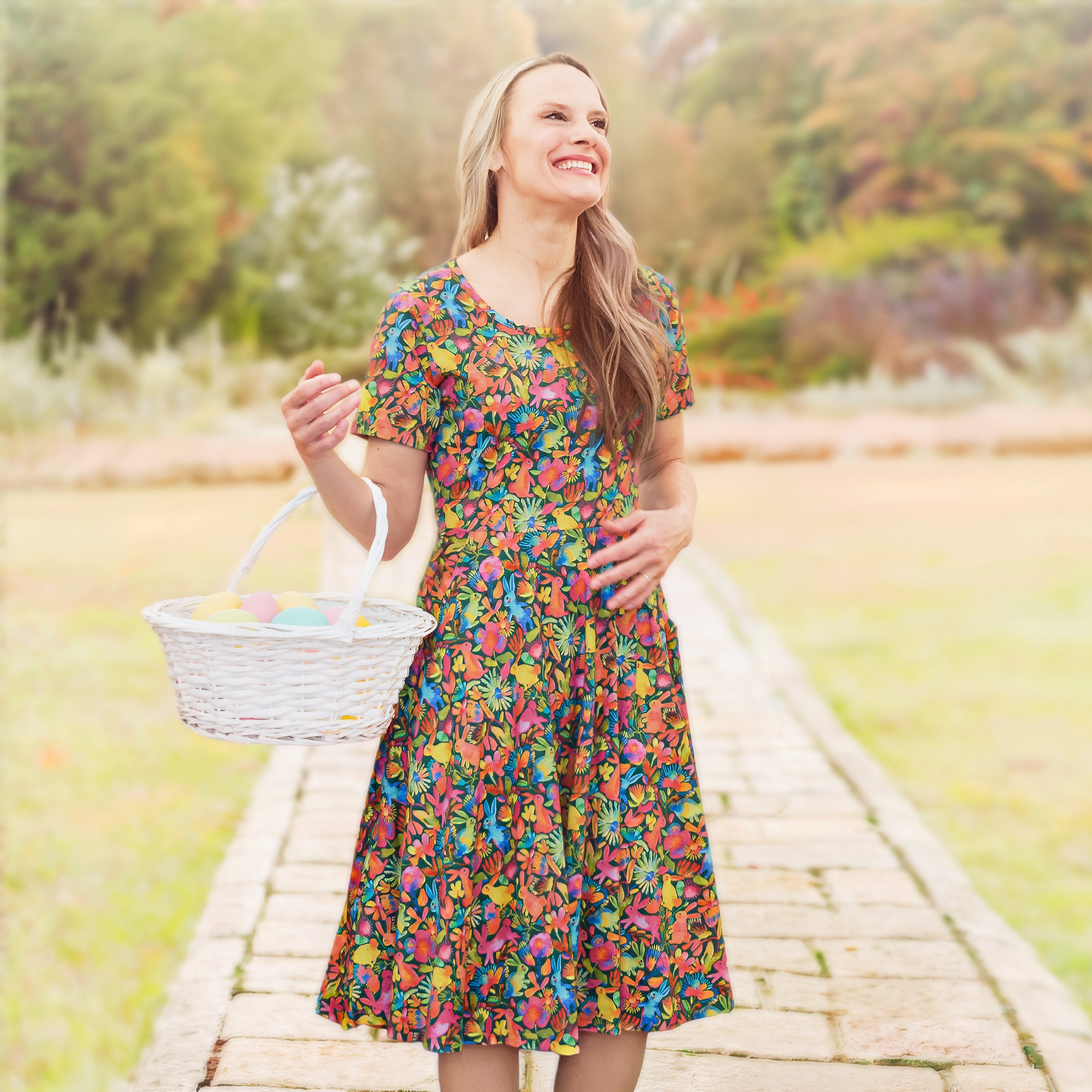 Happy Bunnies Twirl Dress