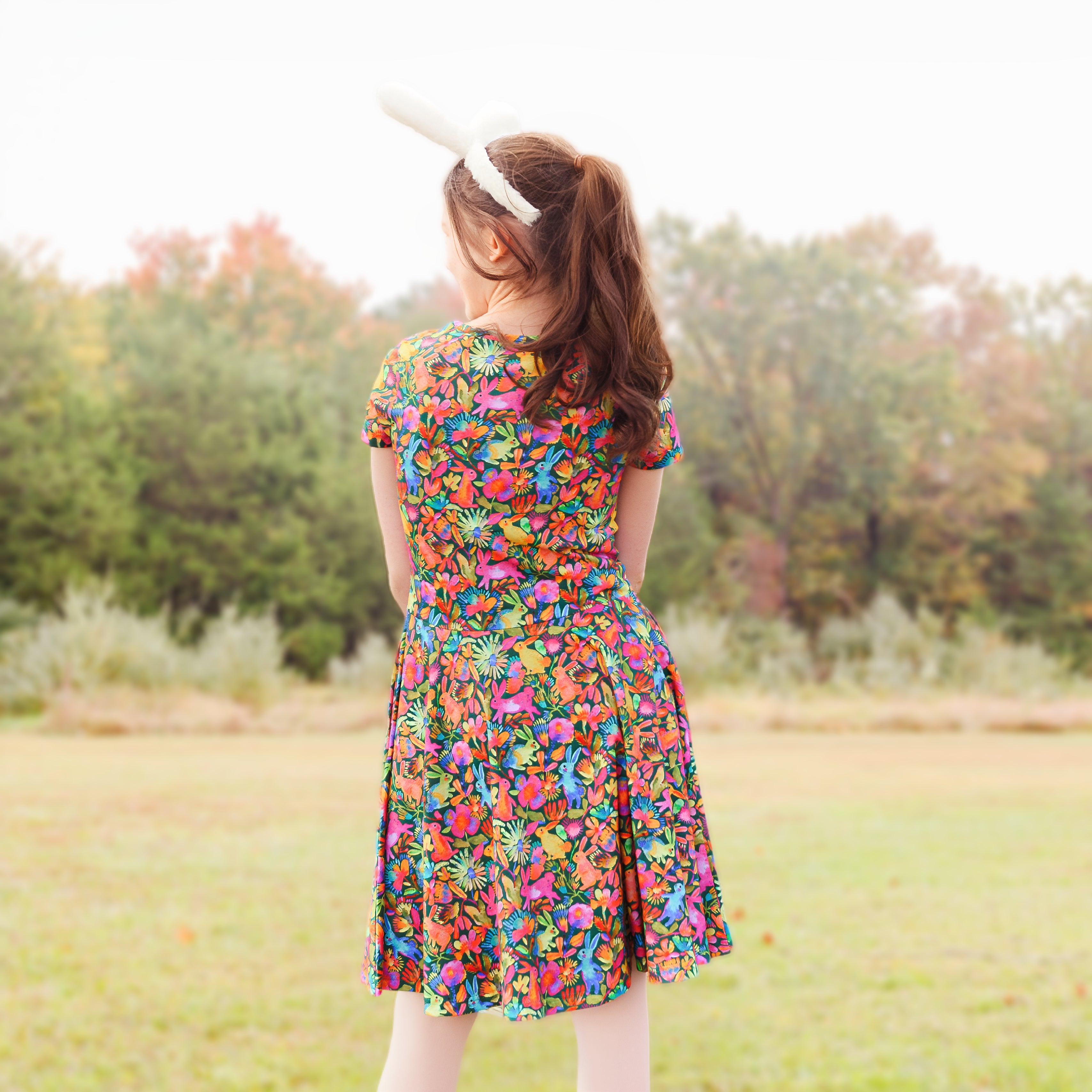 Happy Bunnies Kids Twirl Dress