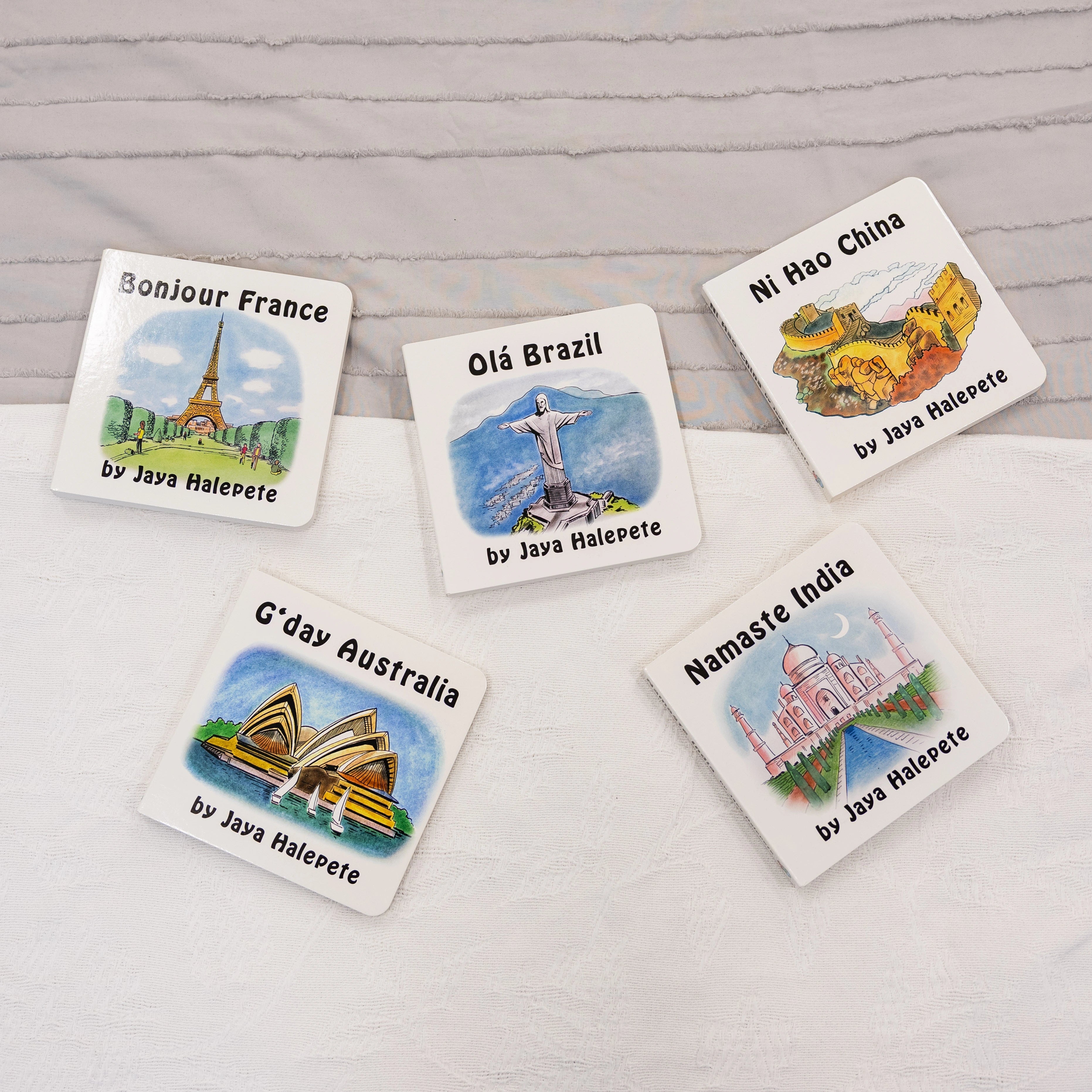 "Hello World" Baby Books Set