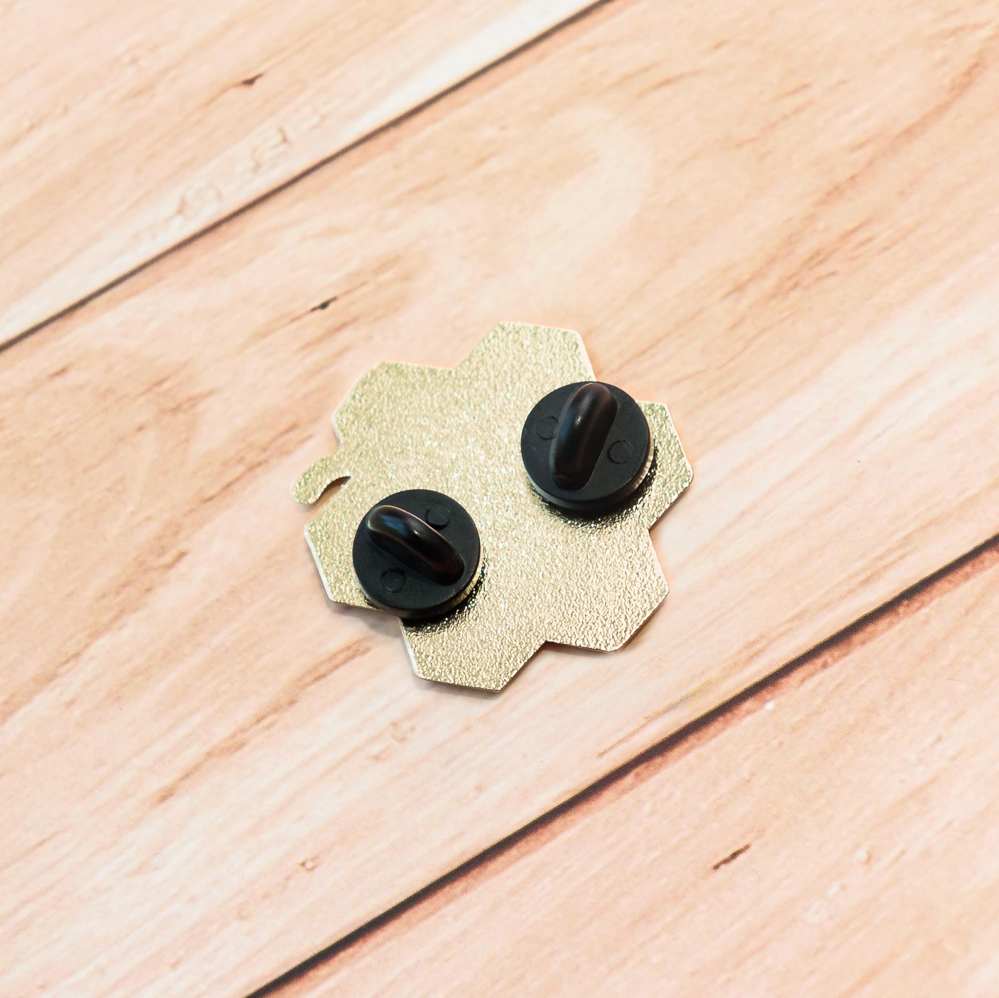Bee Honeycomb Enamel Pin