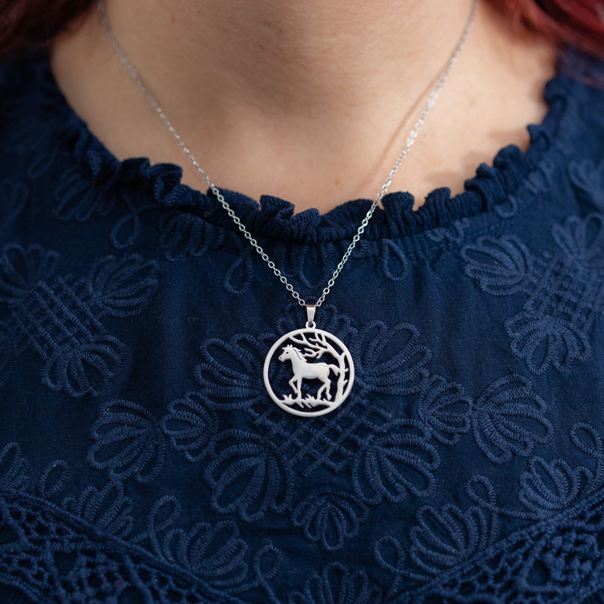 Horse Stainless Steel Necklace