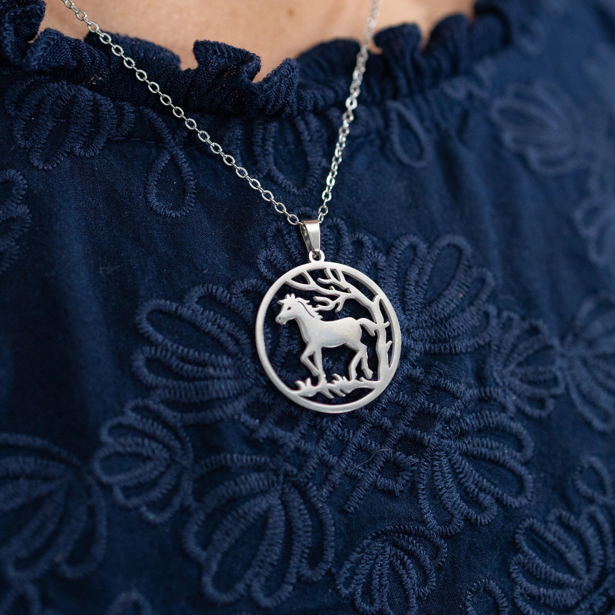 Horse Stainless Steel Necklace