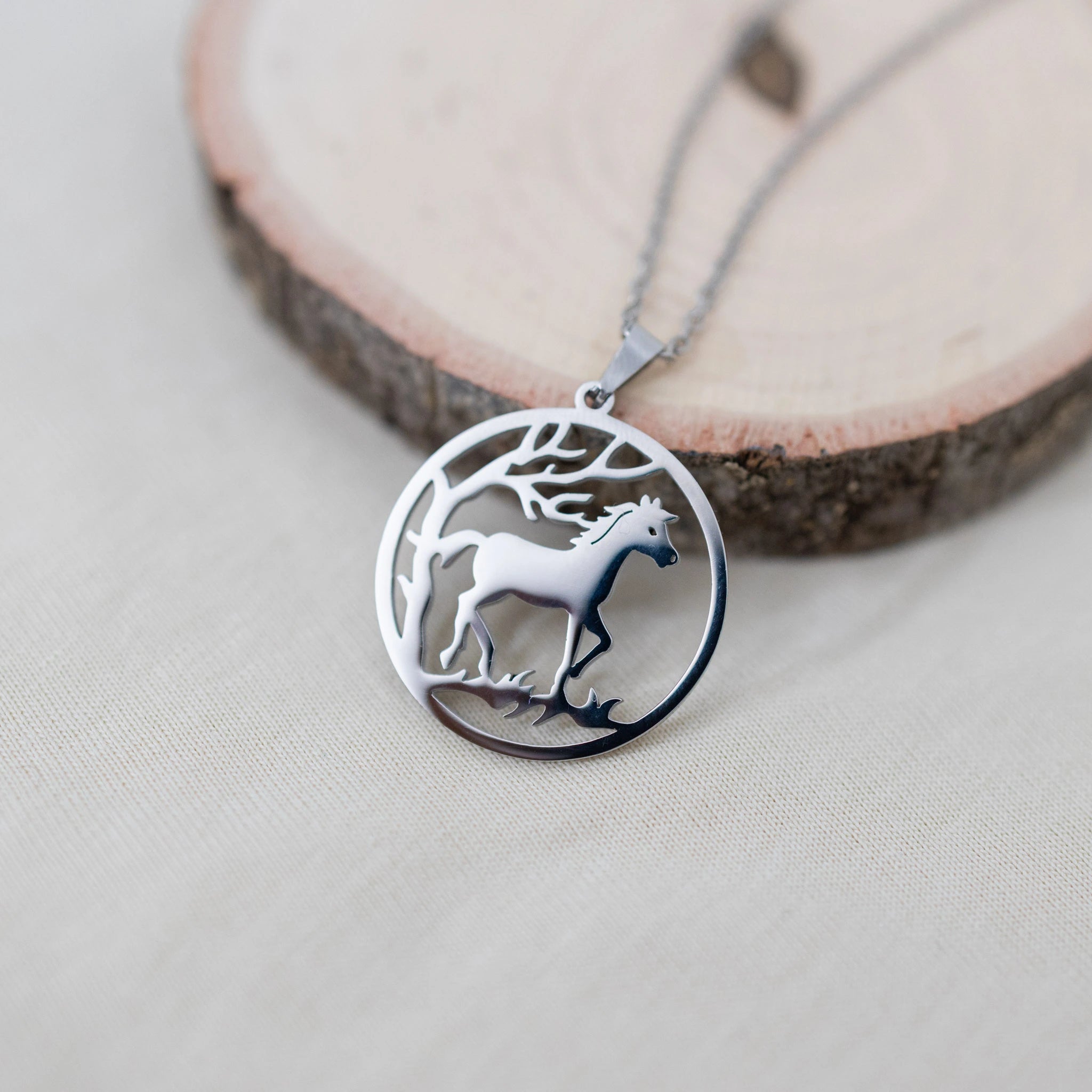 Horse Stainless Steel Necklace
