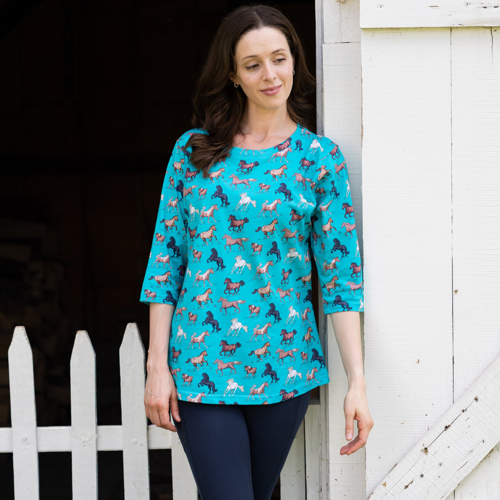 Horsing Around Tunic Top