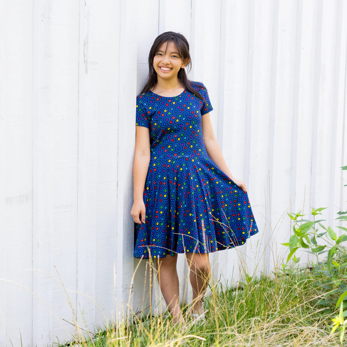 Hexa STEAM Kids Dress Sample - 11/12