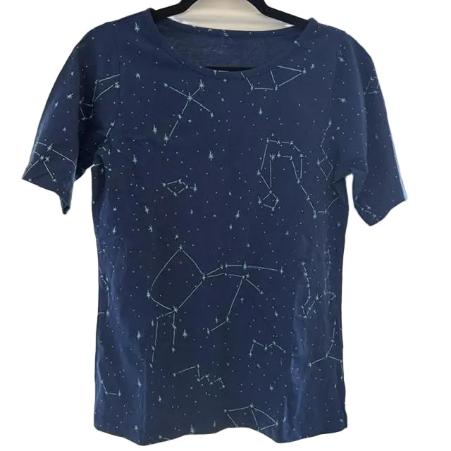 Navy Constellations Tunic Top Sample - S