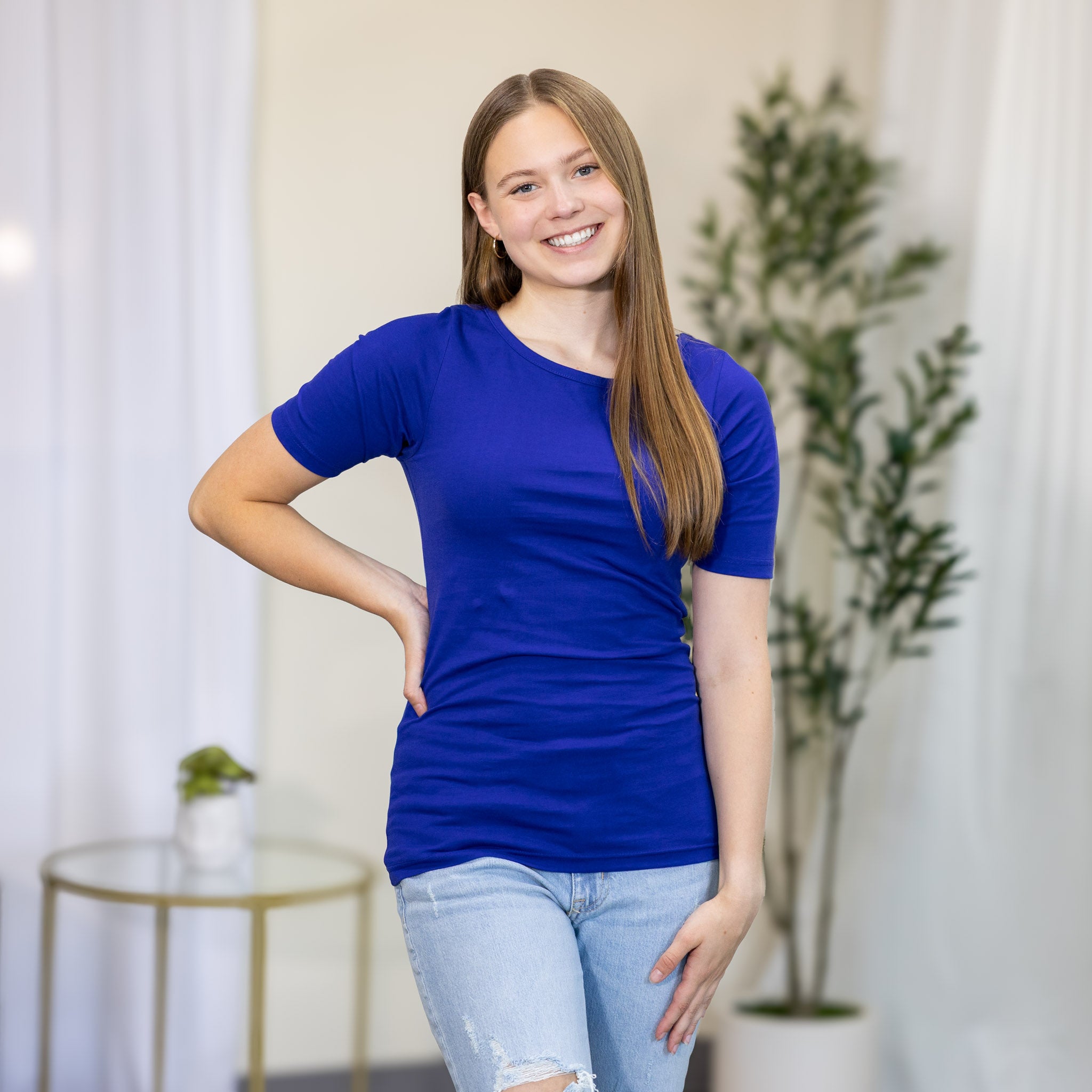 Indigo Tunic Top