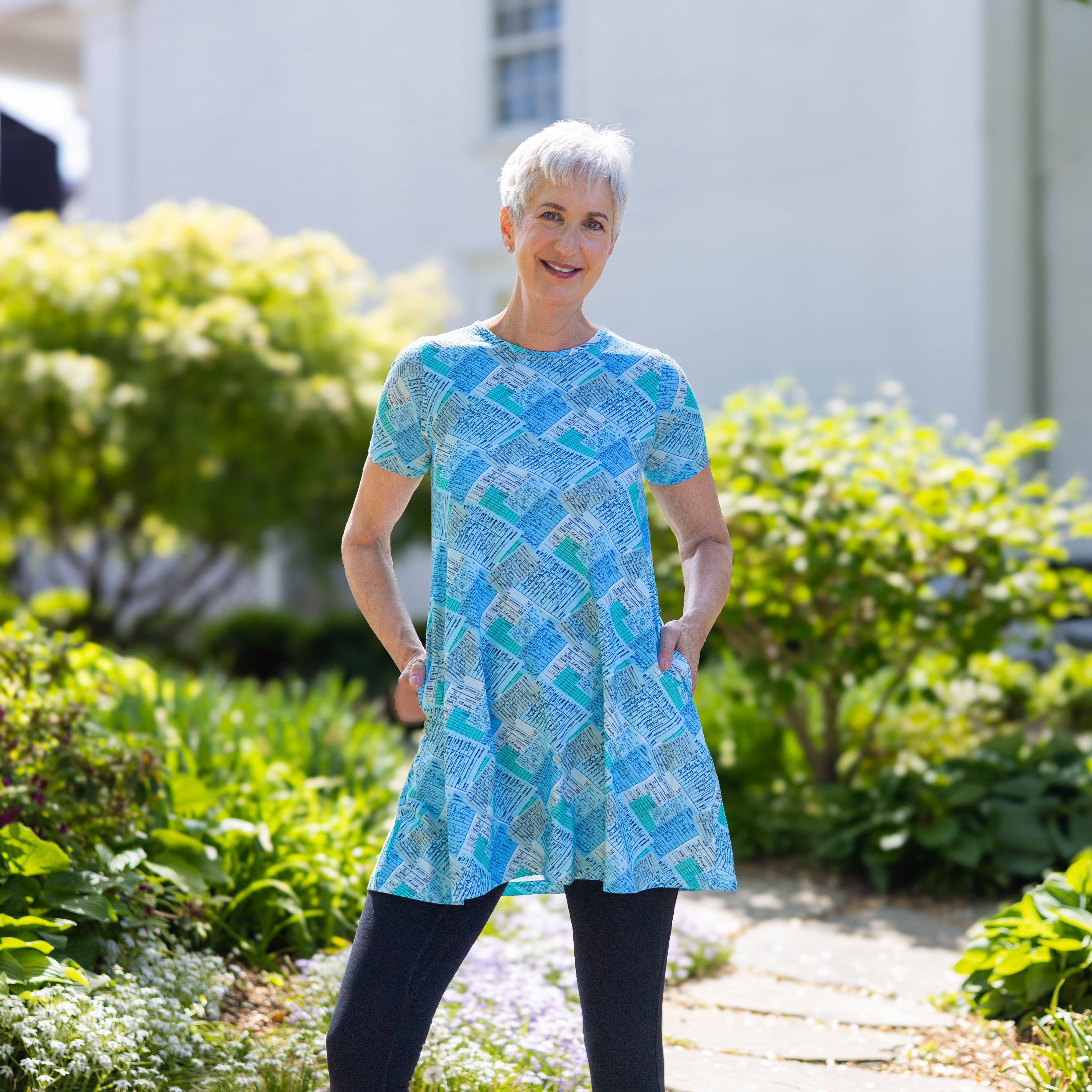 Library Cards Long Tunic