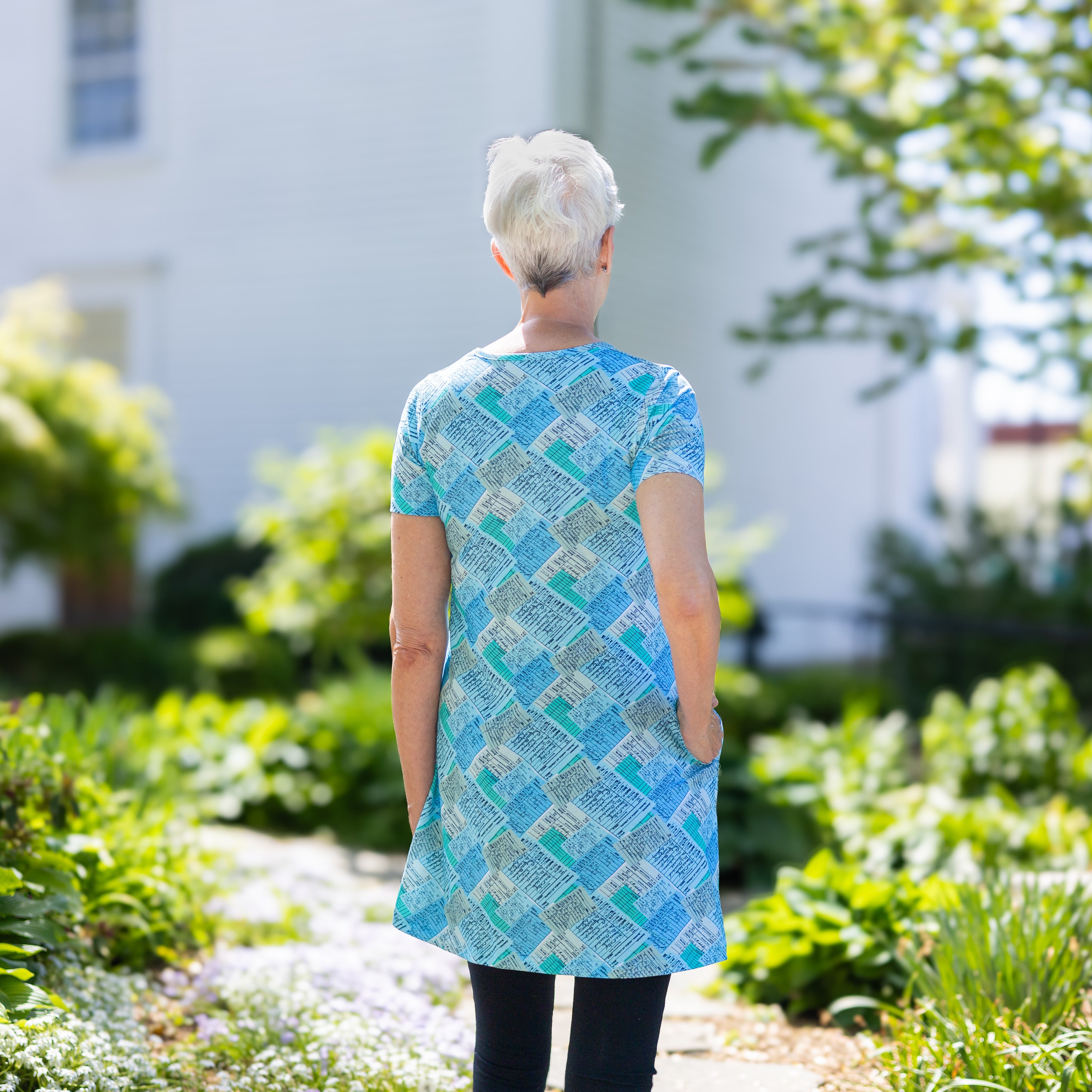 Library Cards Long Tunic