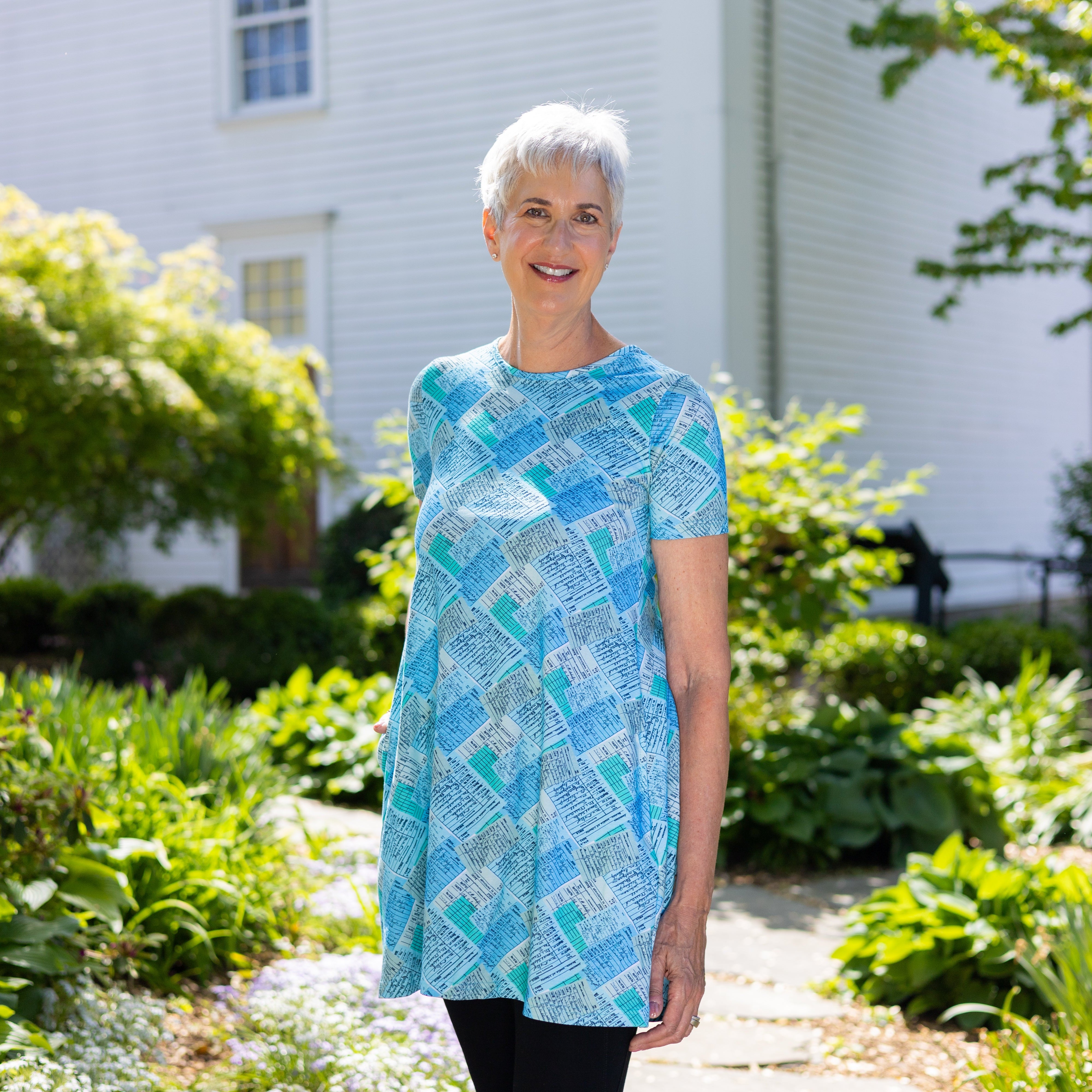 Library Cards Long Tunic