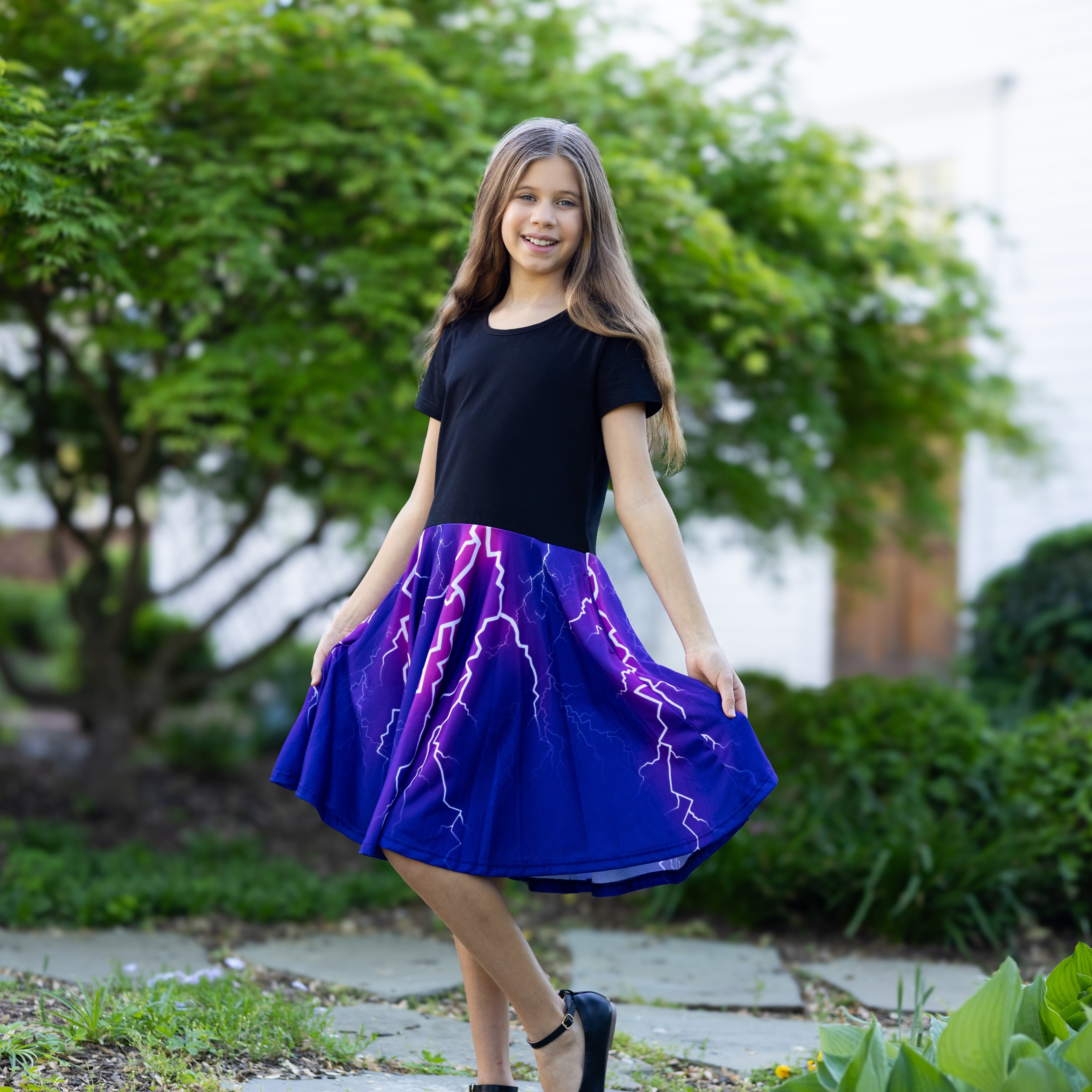Lightning Kids Twirl Dress