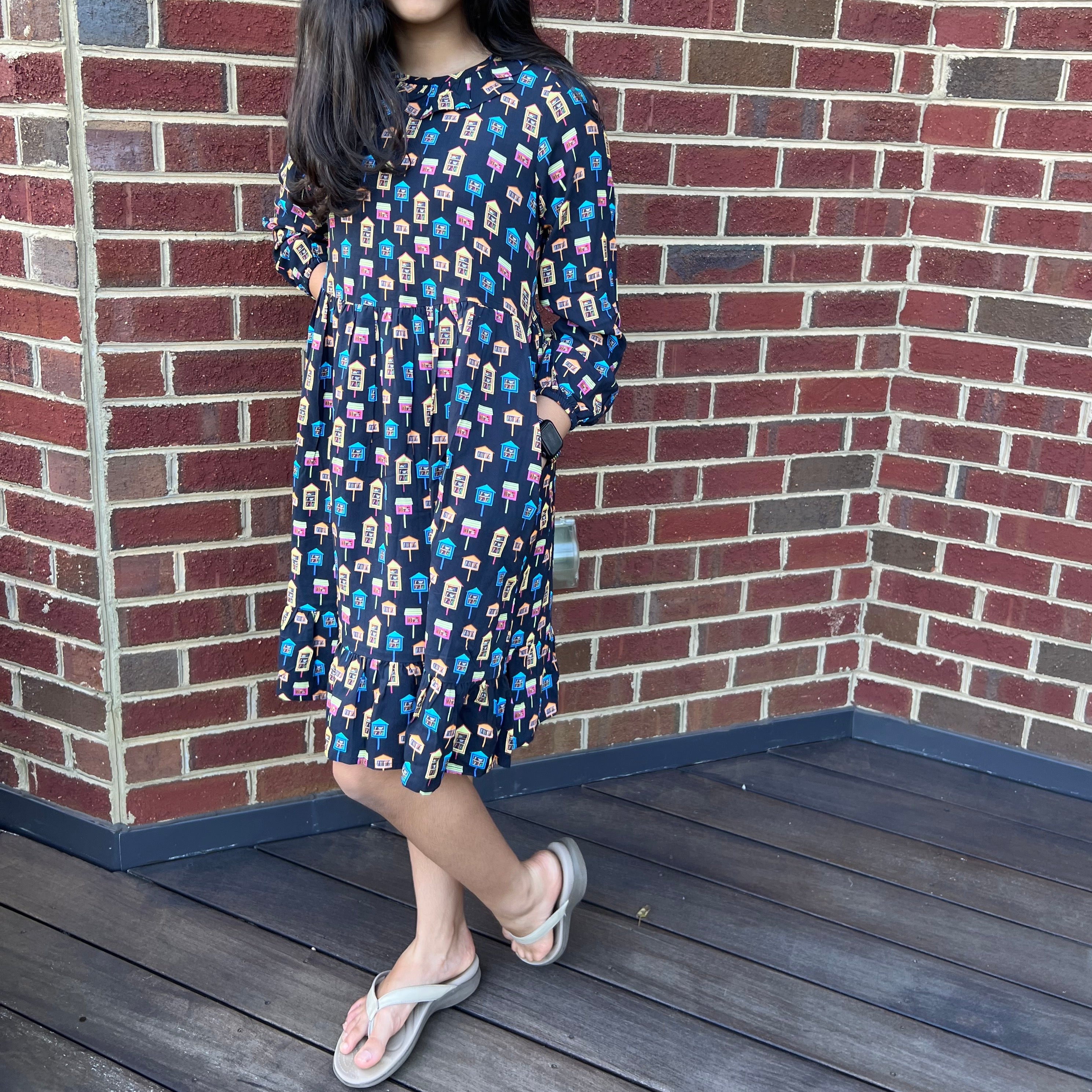 Little Libraries Kids Frill Dress